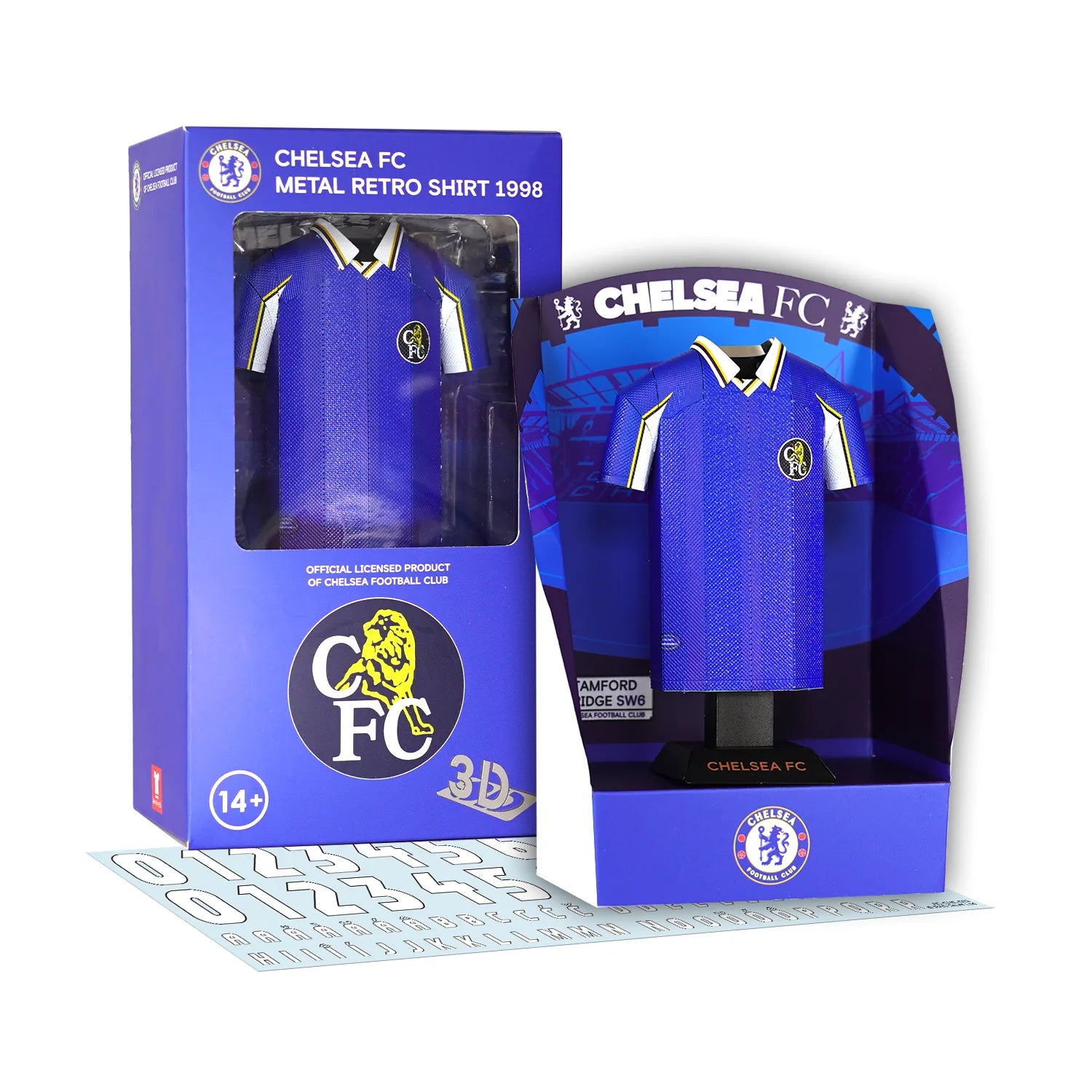１９９８シーズン　チェルシー　ユニフォーム　セット Chelsea FC 1998 Retro Metal Home Shirt | Alloy Collectors