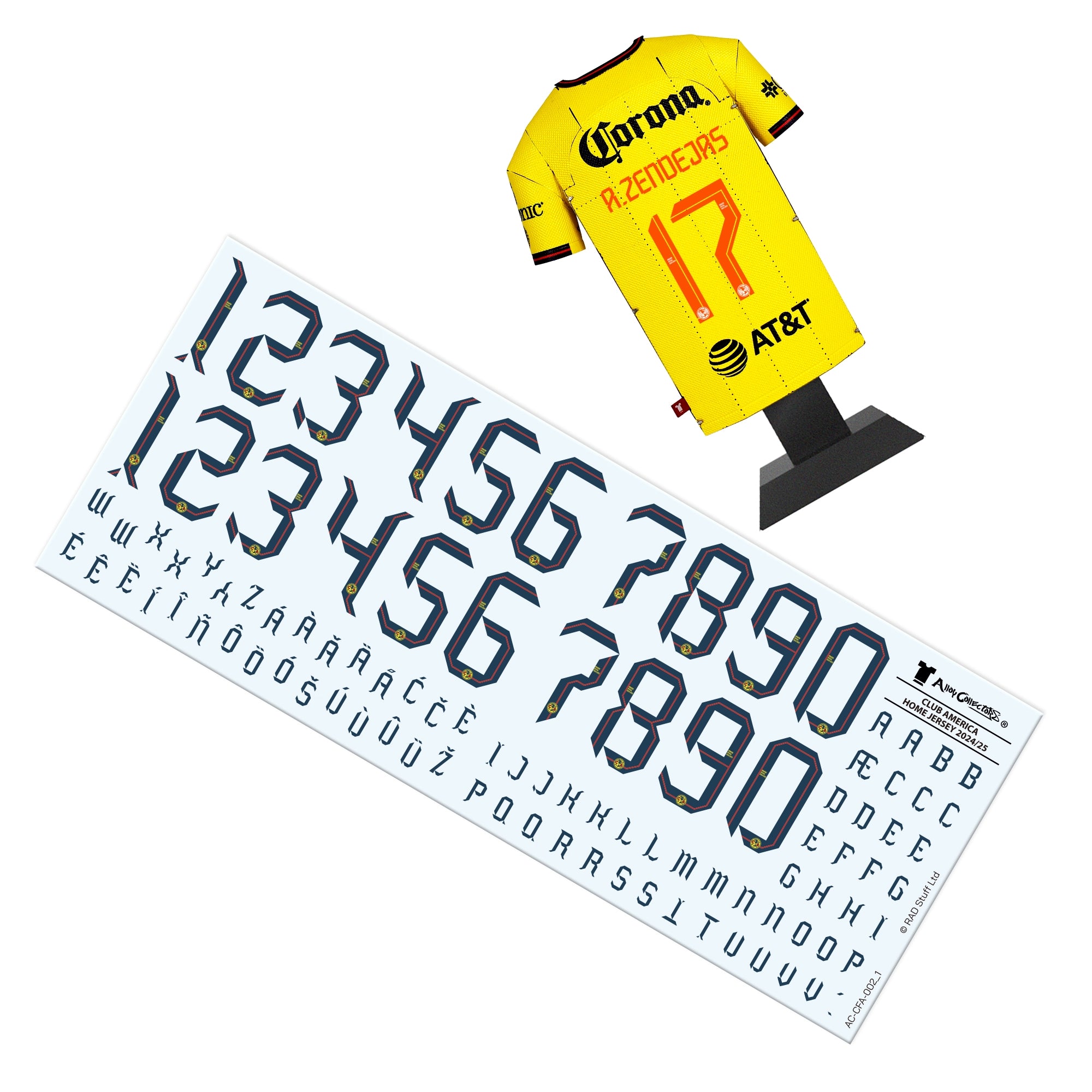 CLUB AMERICA - HOME JERSEY 2024-25 - DISPLAY BOX