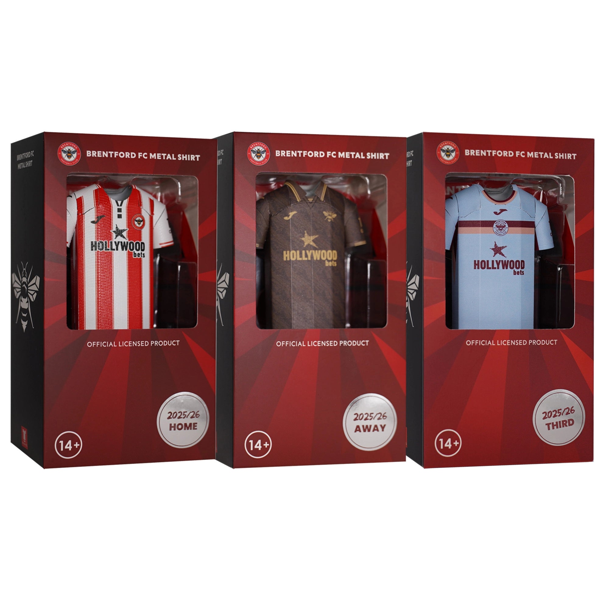 Brentford 25/26 Alloy Shirt Full Bundle