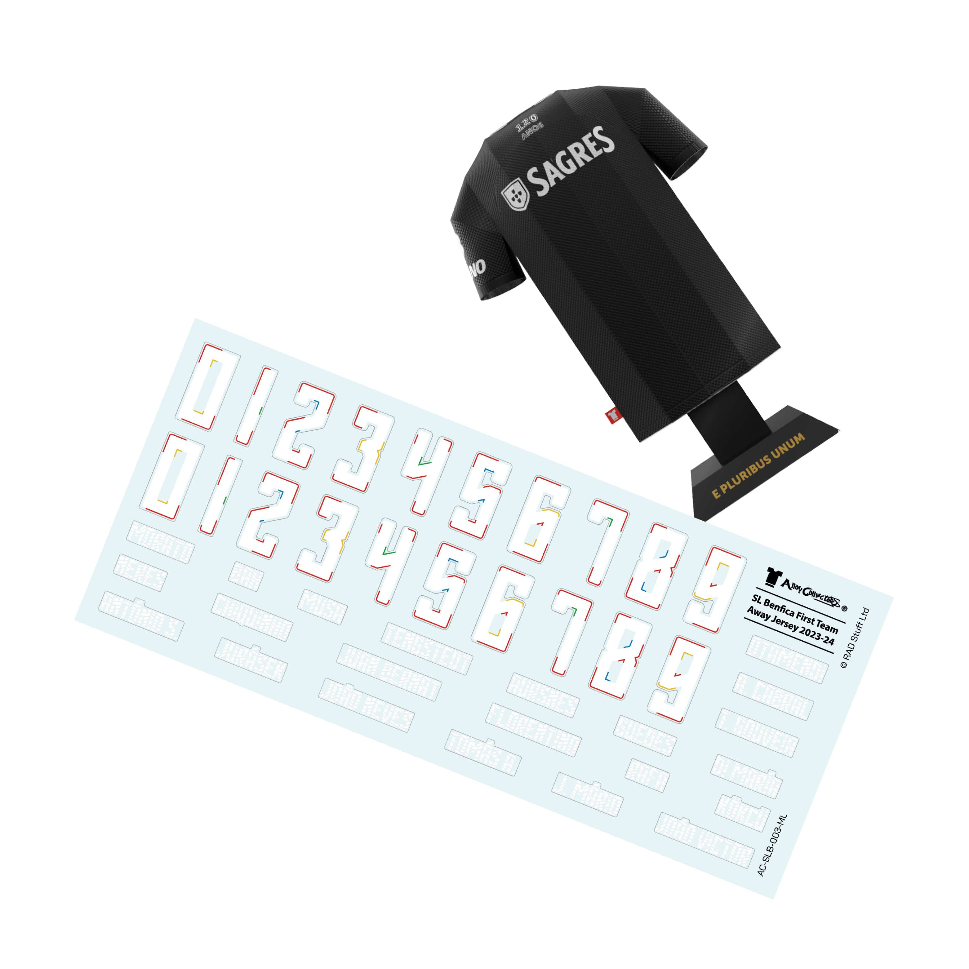 Benfica away kit decal