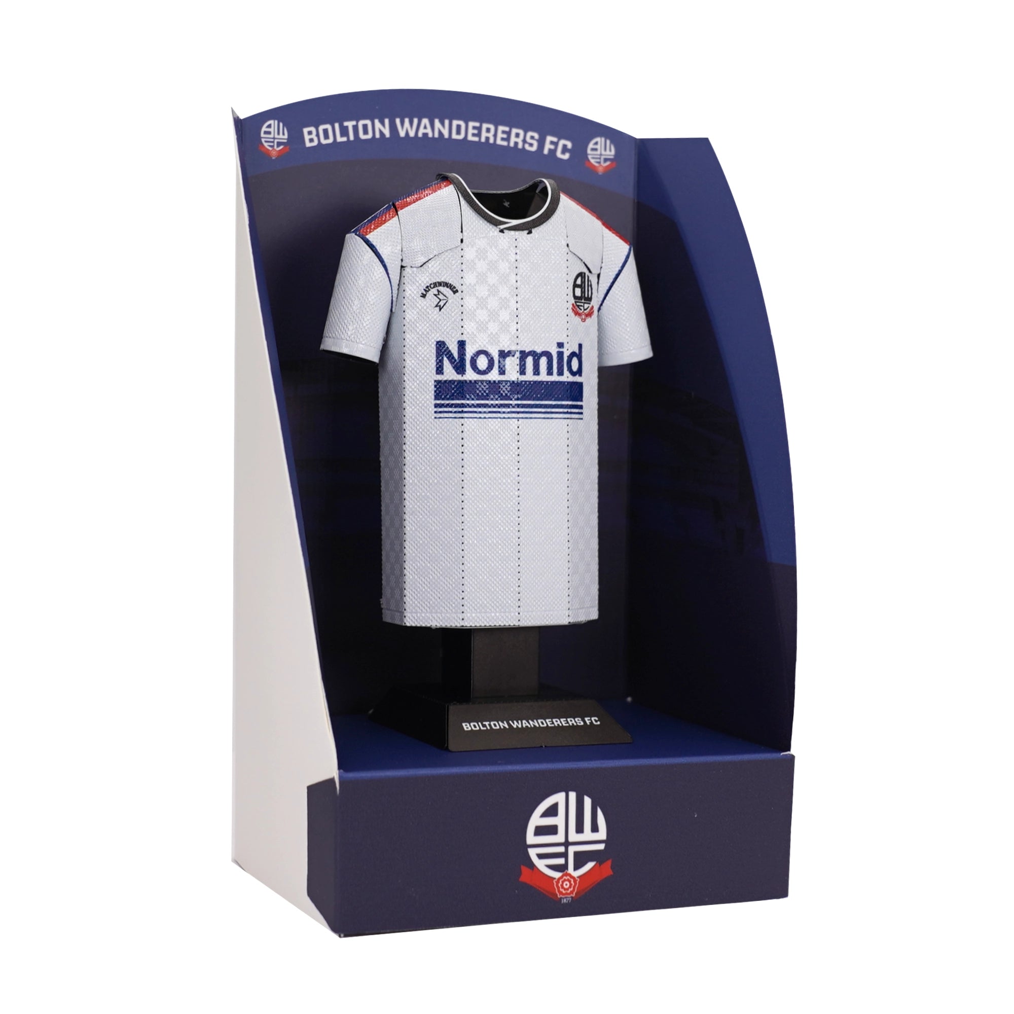 Bolton Wanderers 1988-90 Retro Metal Home Shirt
