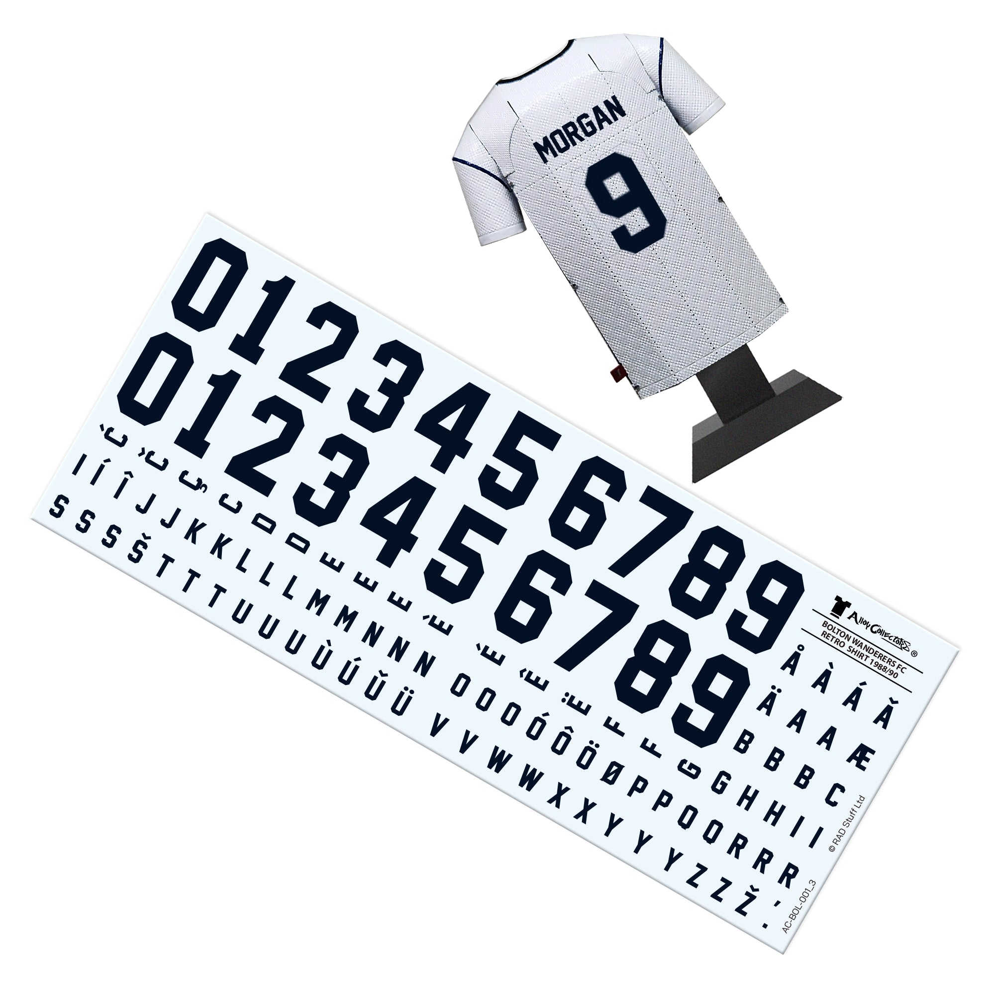 Bolton Wanderers 1988-90 Retro Metal Home Shirt