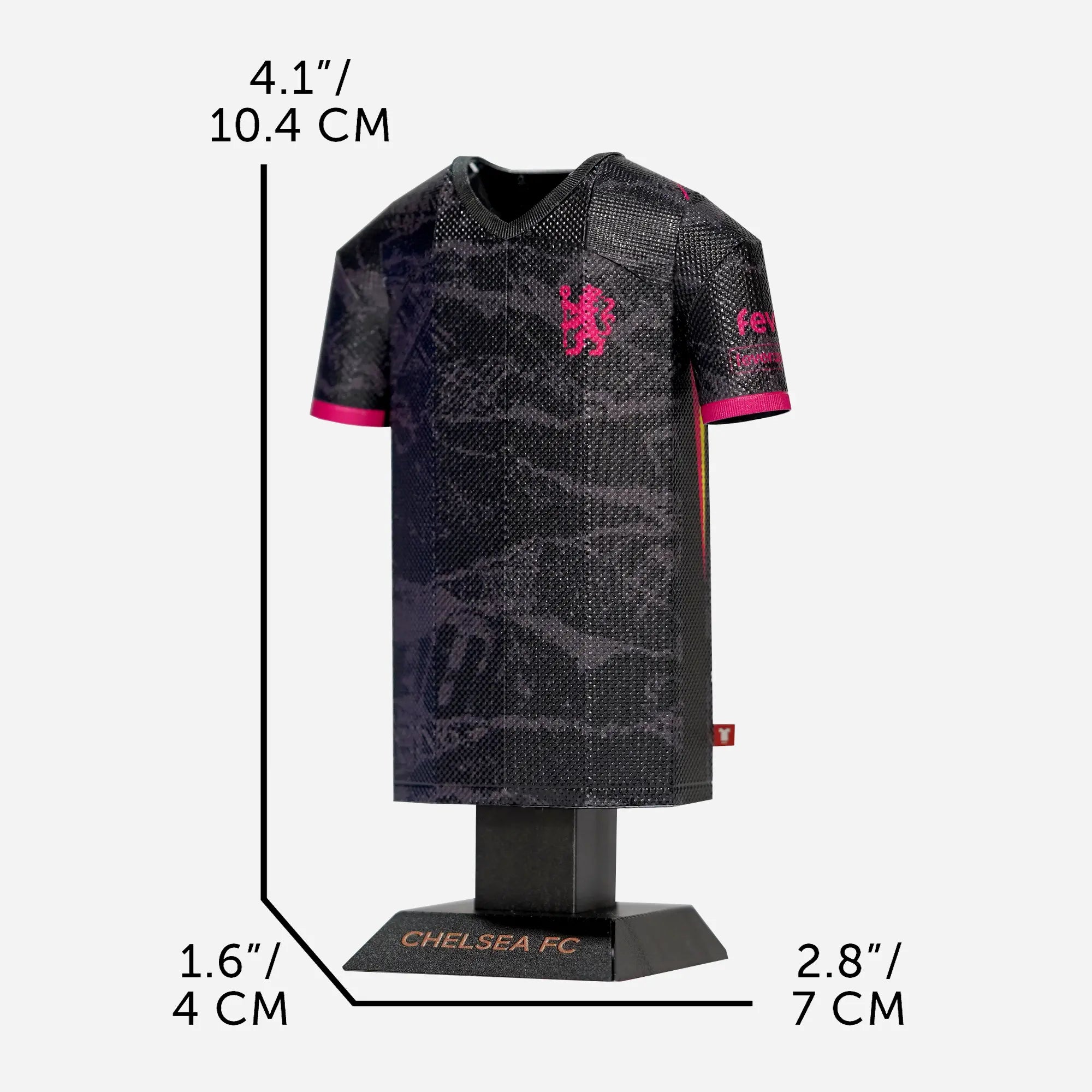 Chelsea 24/25 third shirt with measurements in cm.