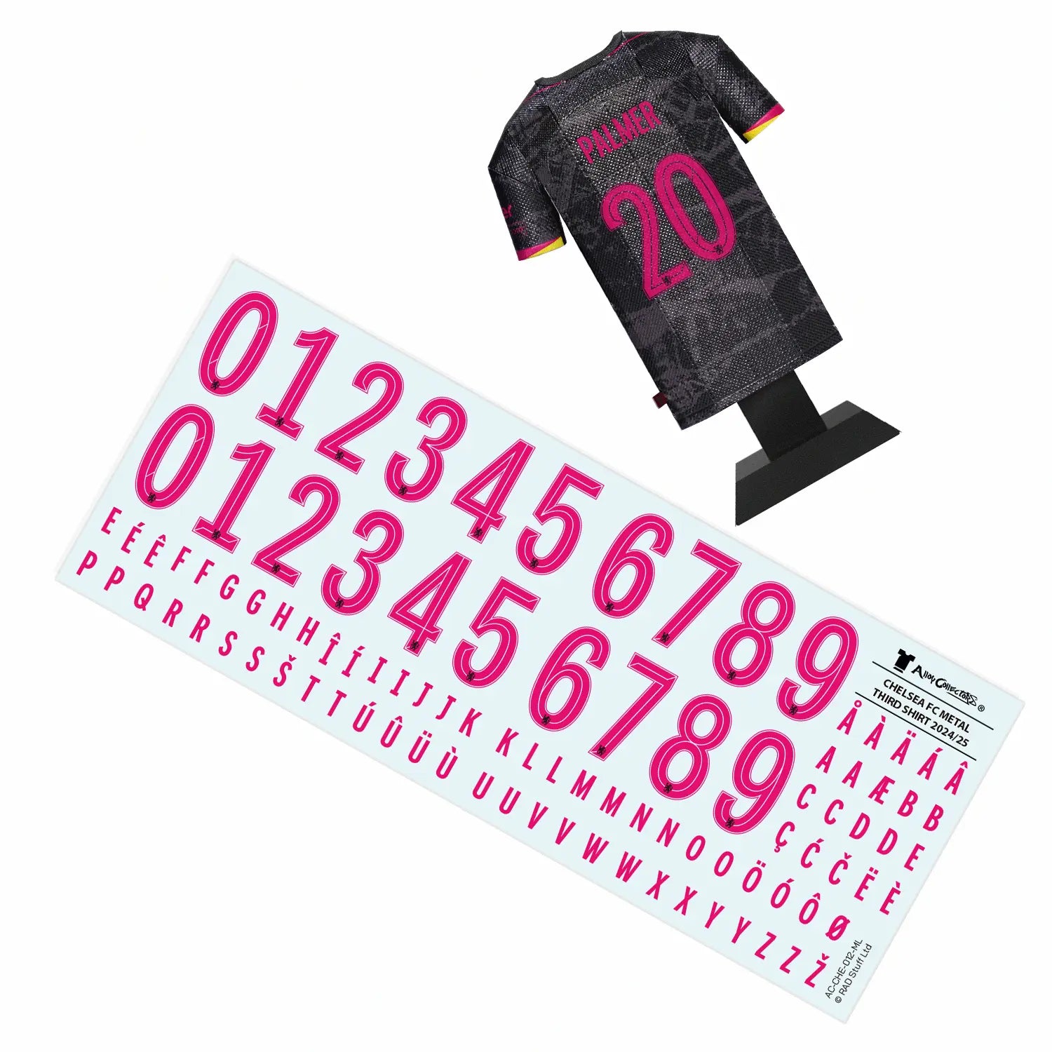 Chelsea 24/25 third shirt with decal sheet