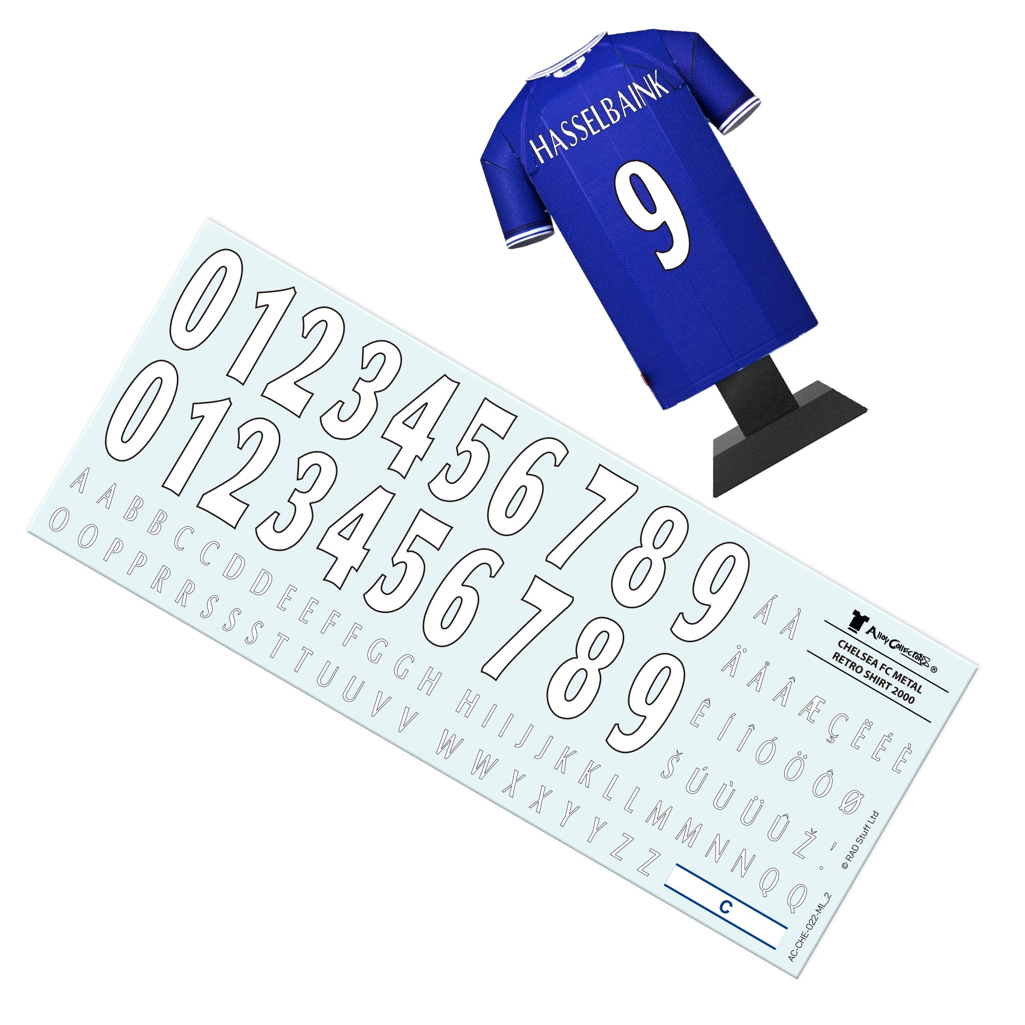 Chelsea 2000/01 Alloy Shirt – Retro Home Kit