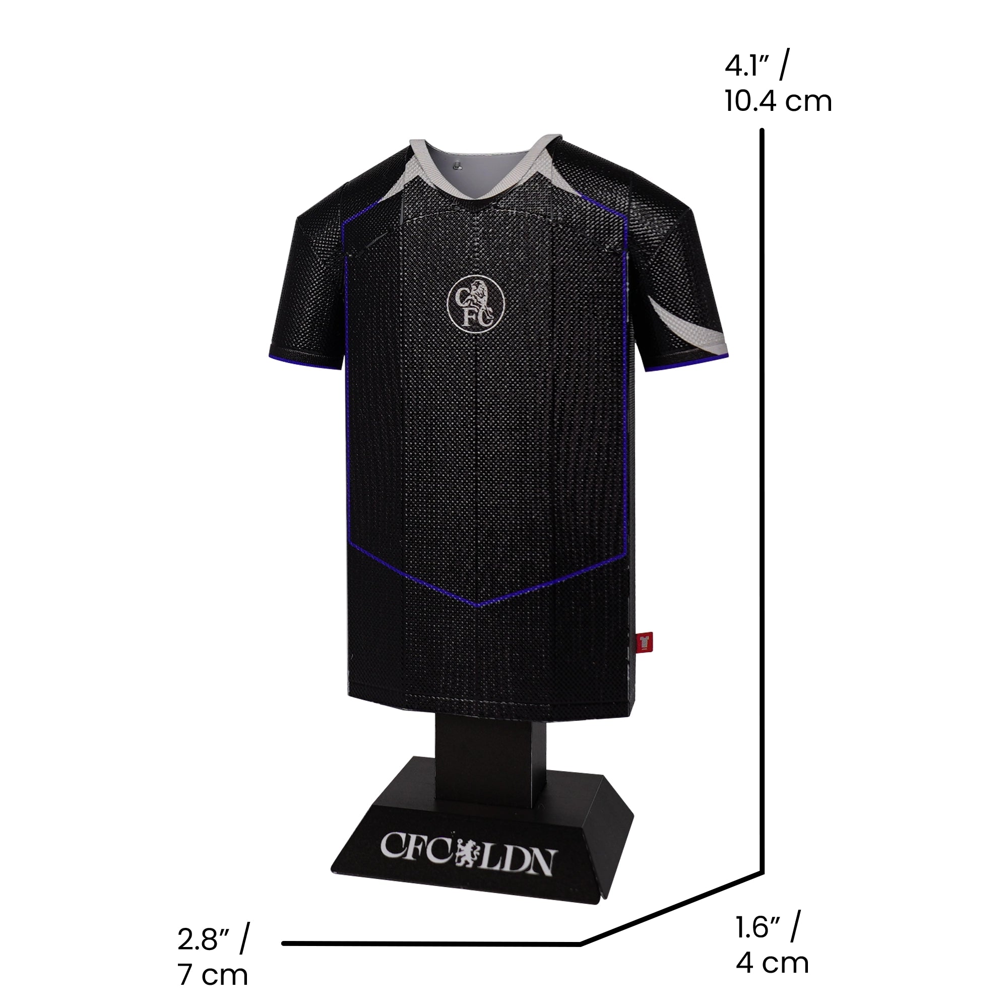 Chelsea 25/26 Alloy Shirt – Third Kit (Premium Metal Collectible Shirt)