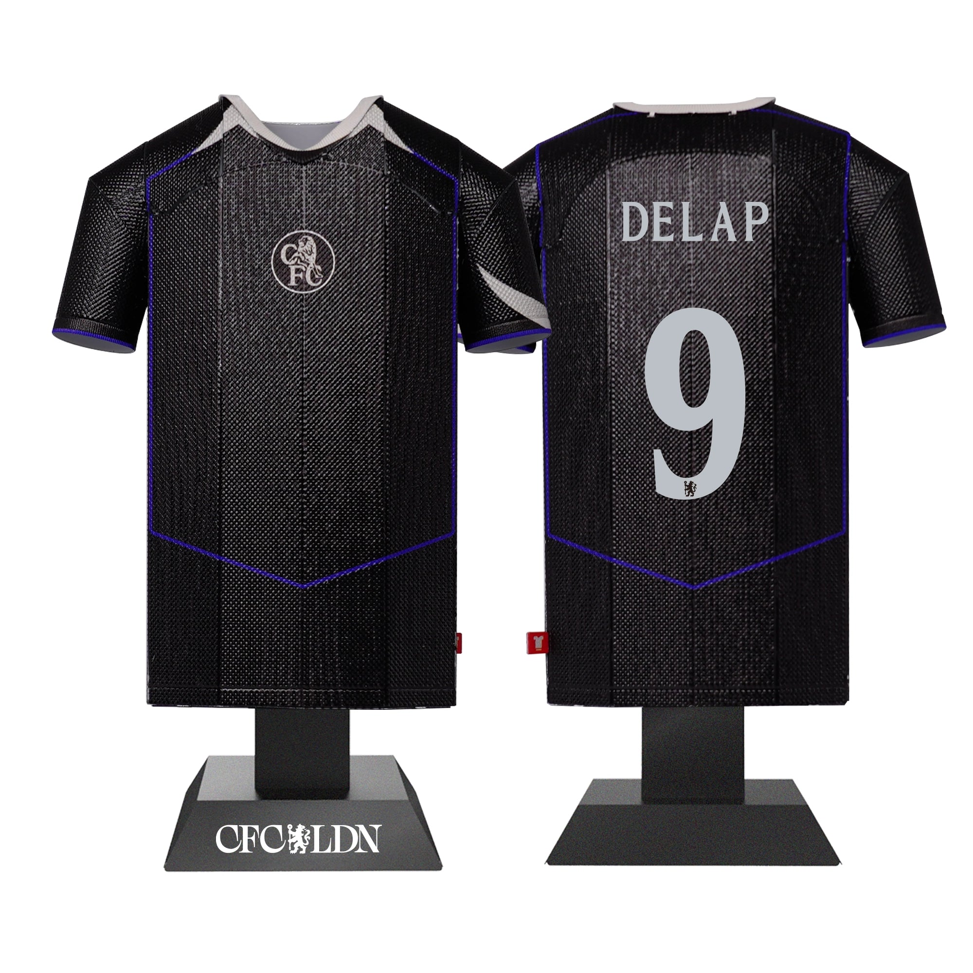Chelsea 25/26 Alloy Shirt – Third Kit (Premium Metal Collectible Shirt)