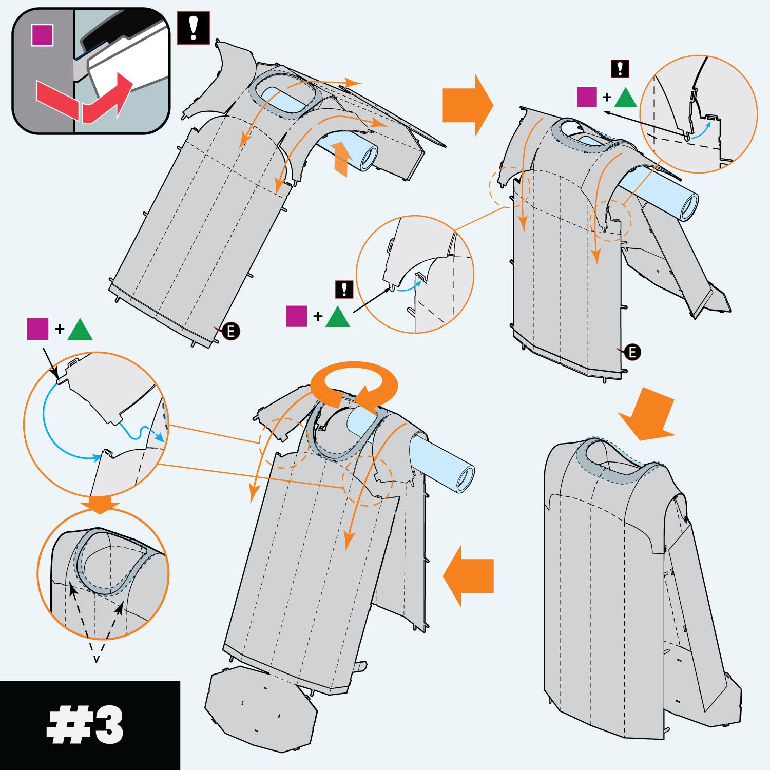 Create the shoulders