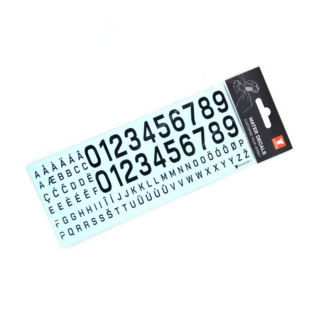 Alphabet & Number Decal Sheets