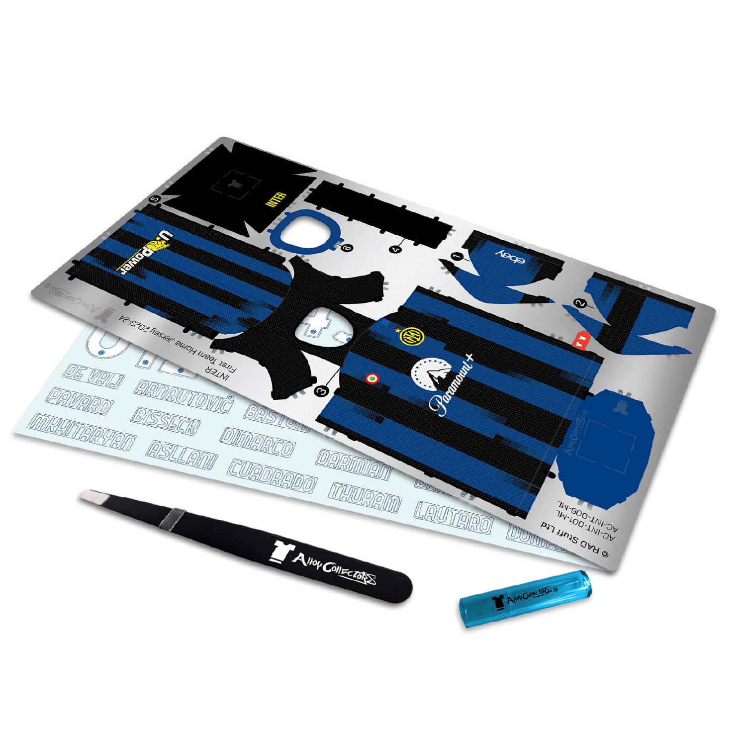 Inter Milan home shirt flat lay