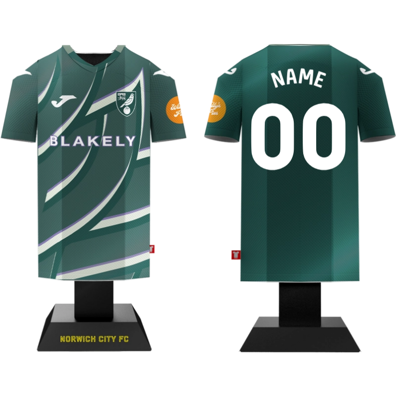 Own Name/No. Personalisation Norwich 25/26 - Away Shirt