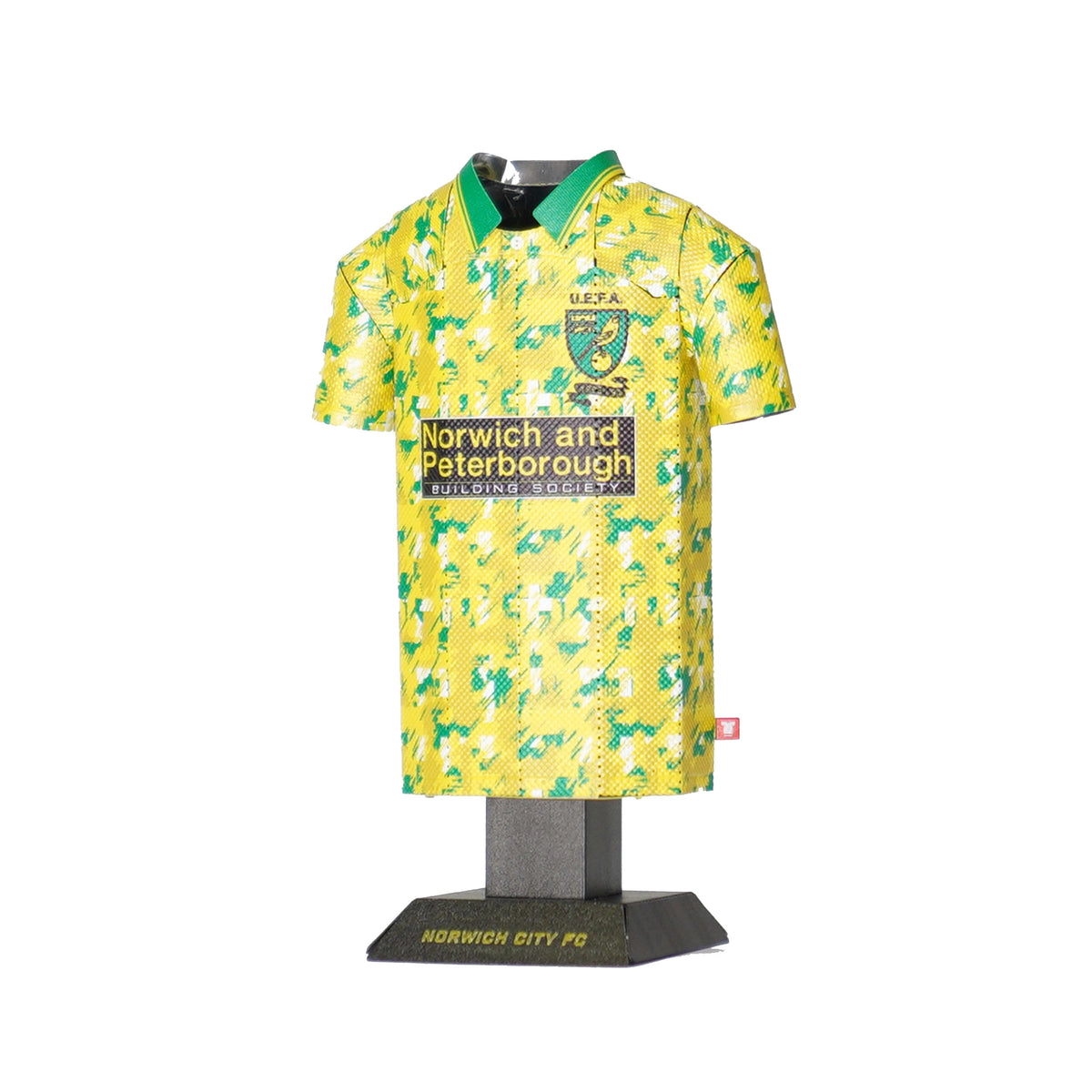 Norwich City 1993 UEFA Cup Retro Metal Home Shirt