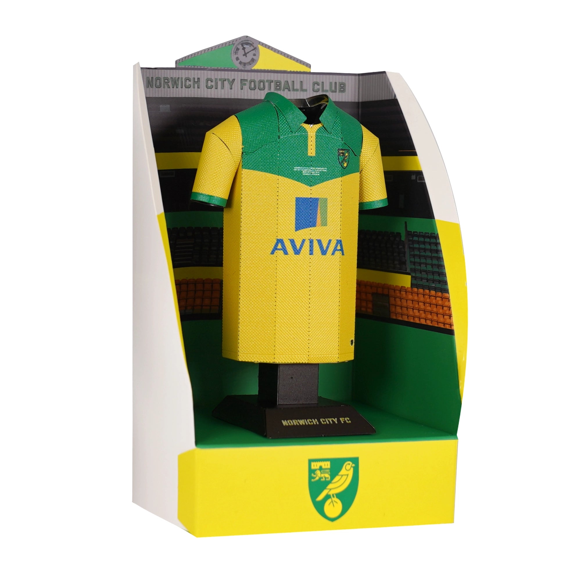 Norwich City 2015 Play-Off Final Shirt Metal Collectible | Wembley Triumph Edition