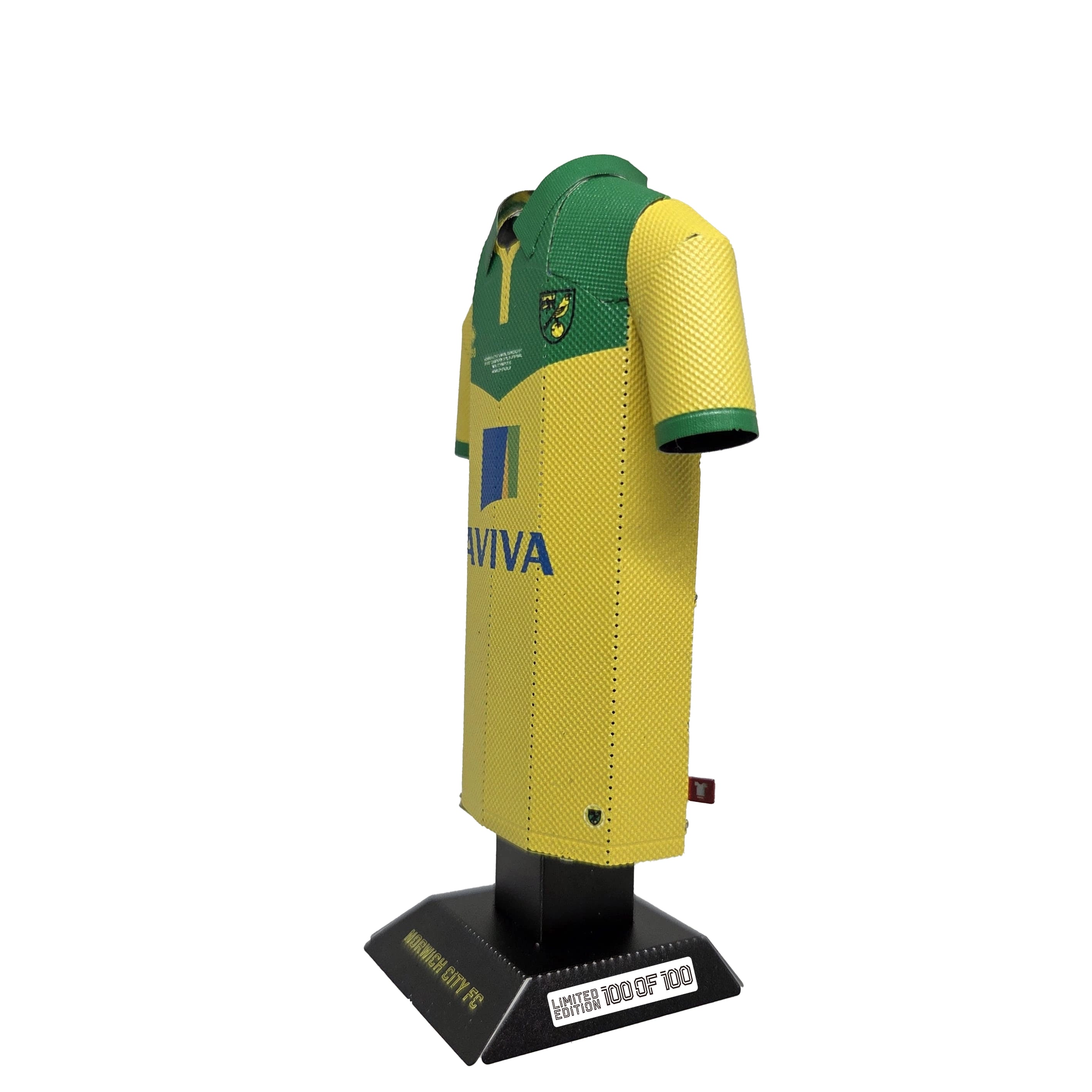 Norwich City 2015 Play-Off Final Shirt Metal Collectible | Wembley Triumph Edition