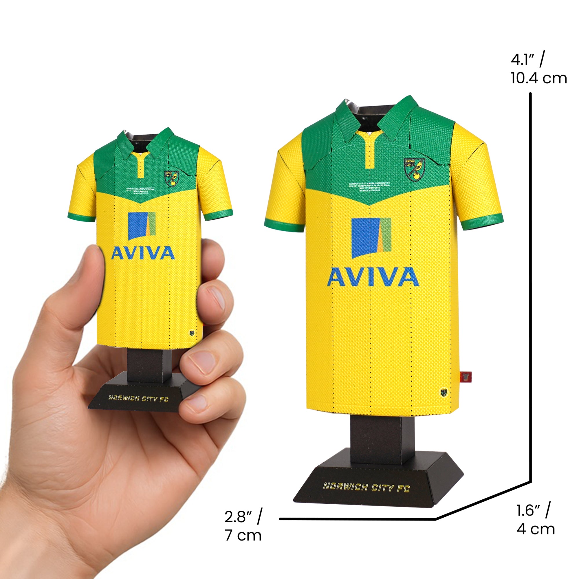 Norwich City – Camiseta Retro Local 2015 (Final Play-Off) de Aleación