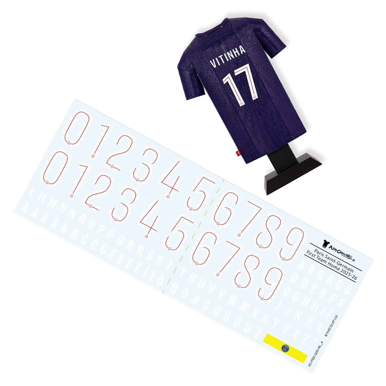 Paris Saint-Germain 25/26 Alloy Shirt – Home Kit