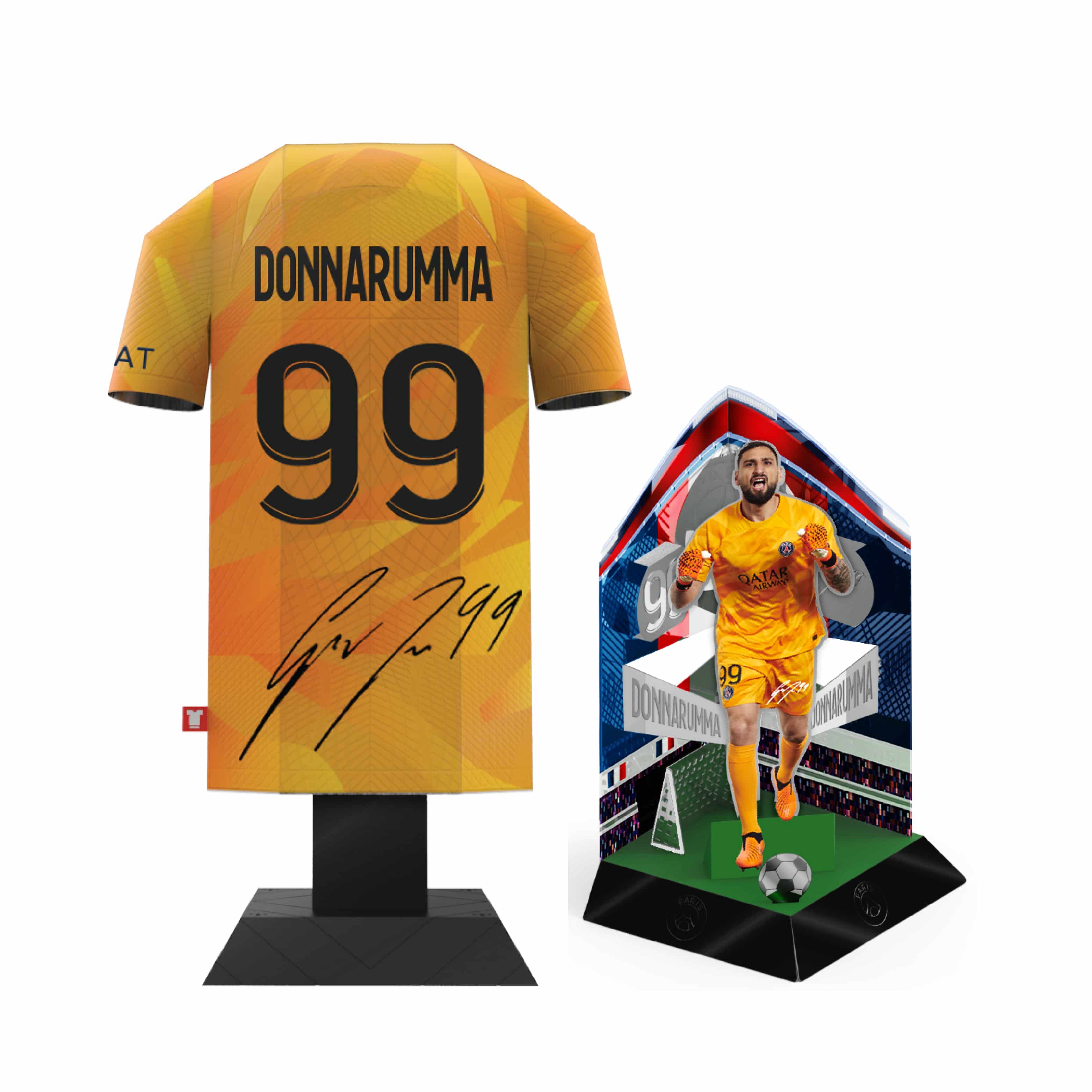 Donnarumma signature with diorama