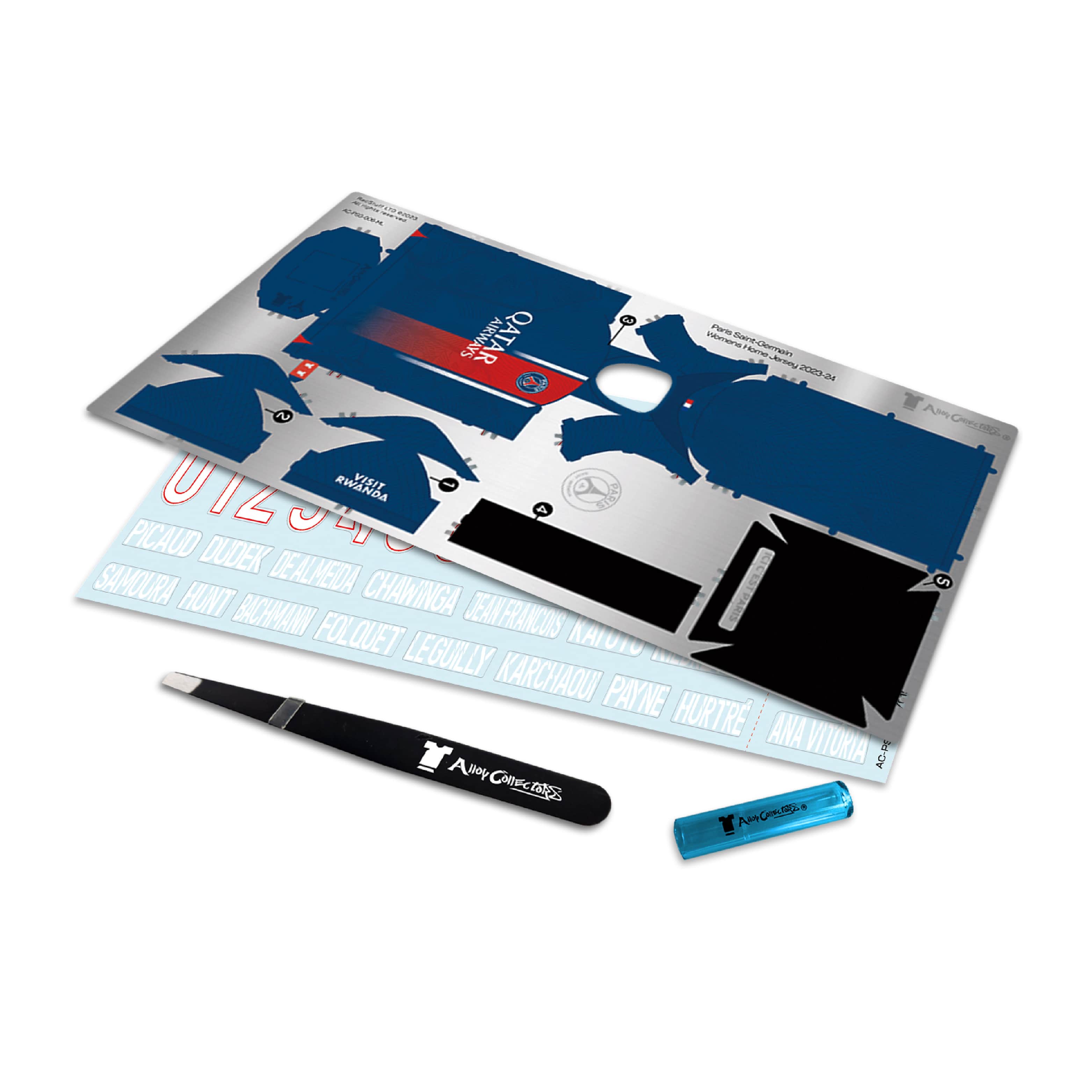 PSG Womens metal sheets