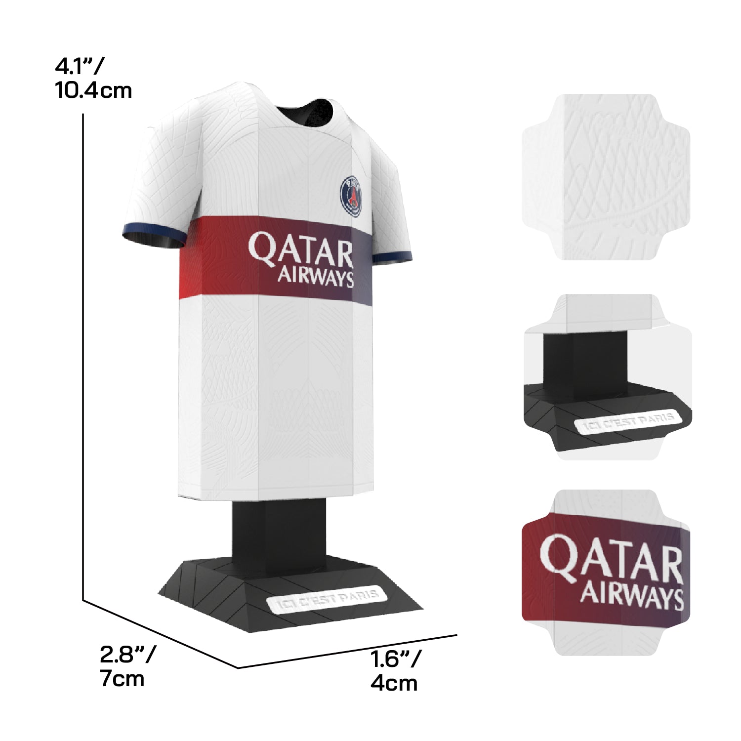 PSG Away Jersey dimensions