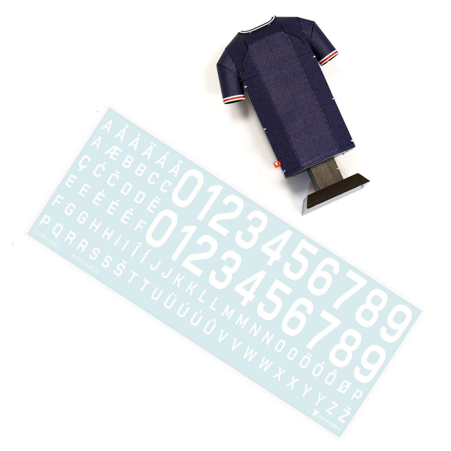 PSG retro jersey decal sheet in locker pack