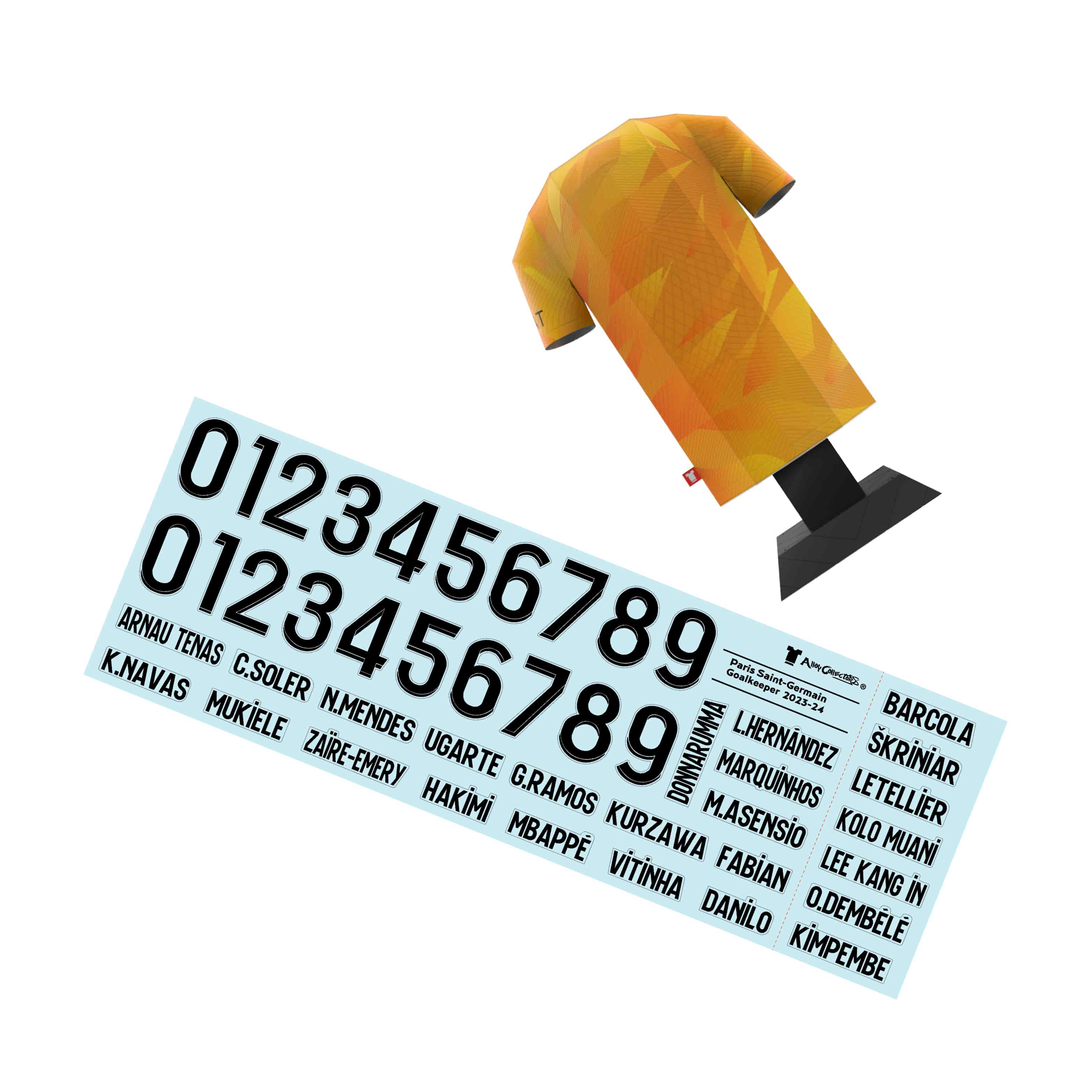 PSG Goalkeeper shirt with locker decal