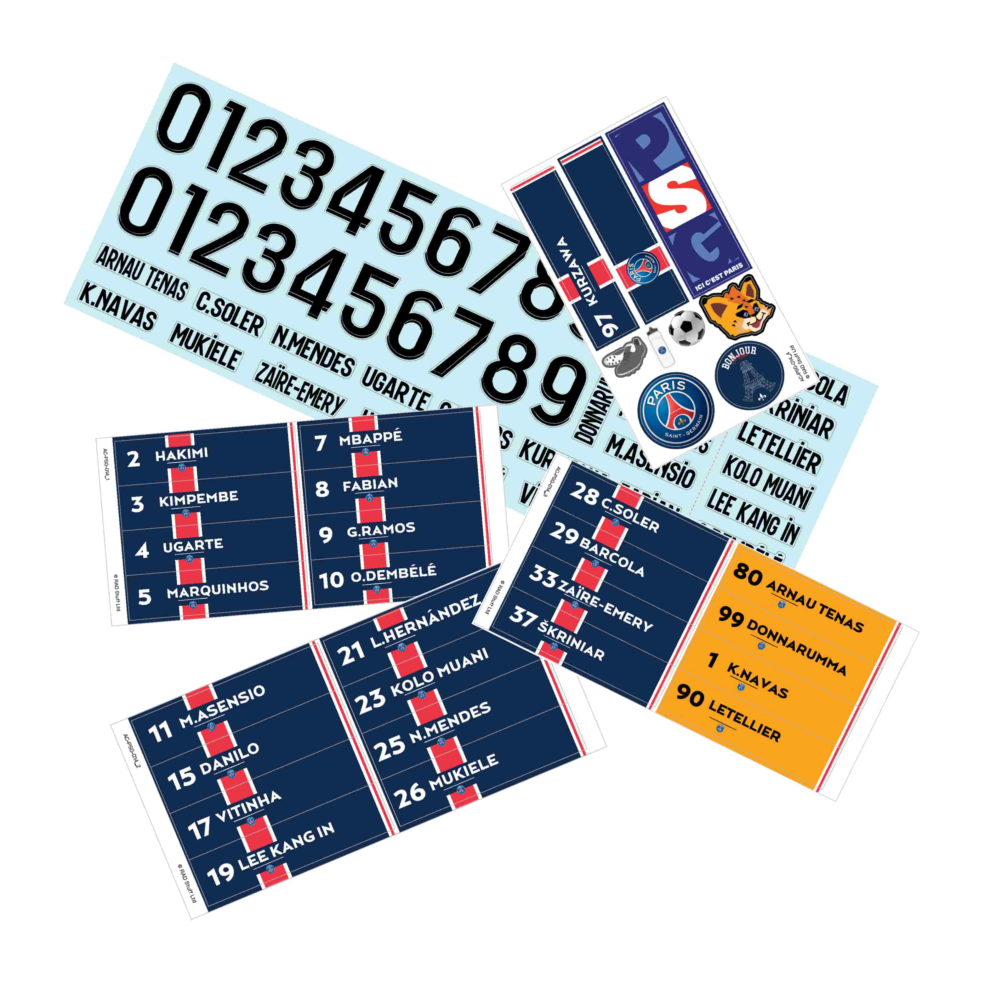 PSG Goalkeeper shirt with locker stickers