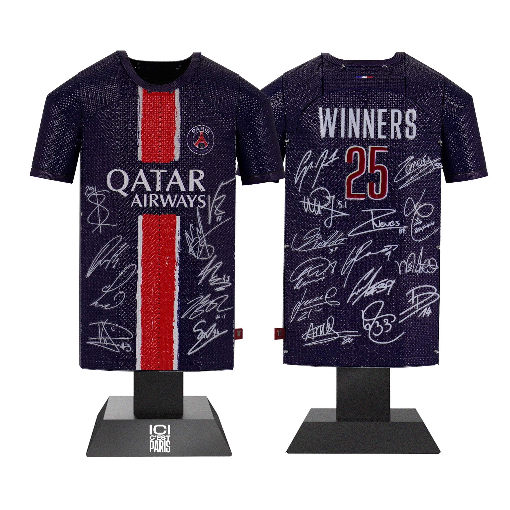 Paris Saint-Germain 2024/25 Winner Alloy Shirt – Home Kit (Squad Signature Edition)