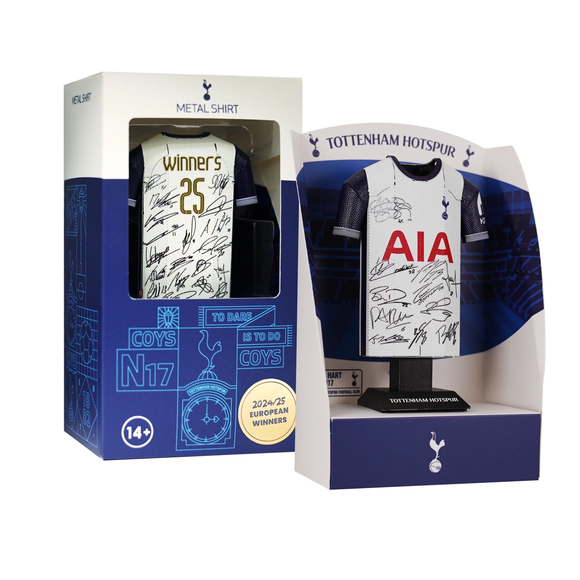 Tottenham Hotspur 2025 Winner Alloy Shirt – Home Kit (Squad Signature Edition)