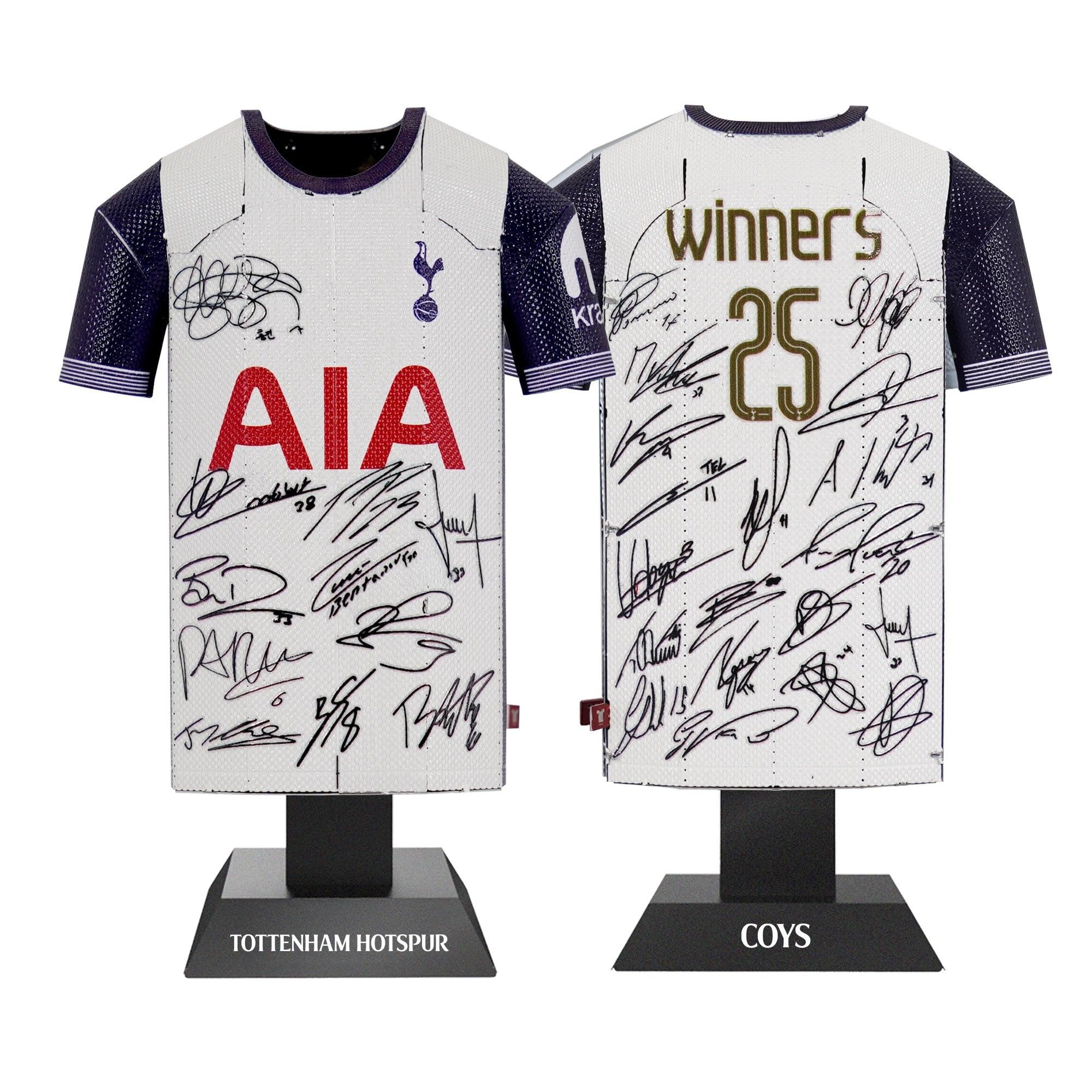Tottenham Hotspur 2025 Winner Alloy Shirt – Home Kit (Squad Signature Edition)