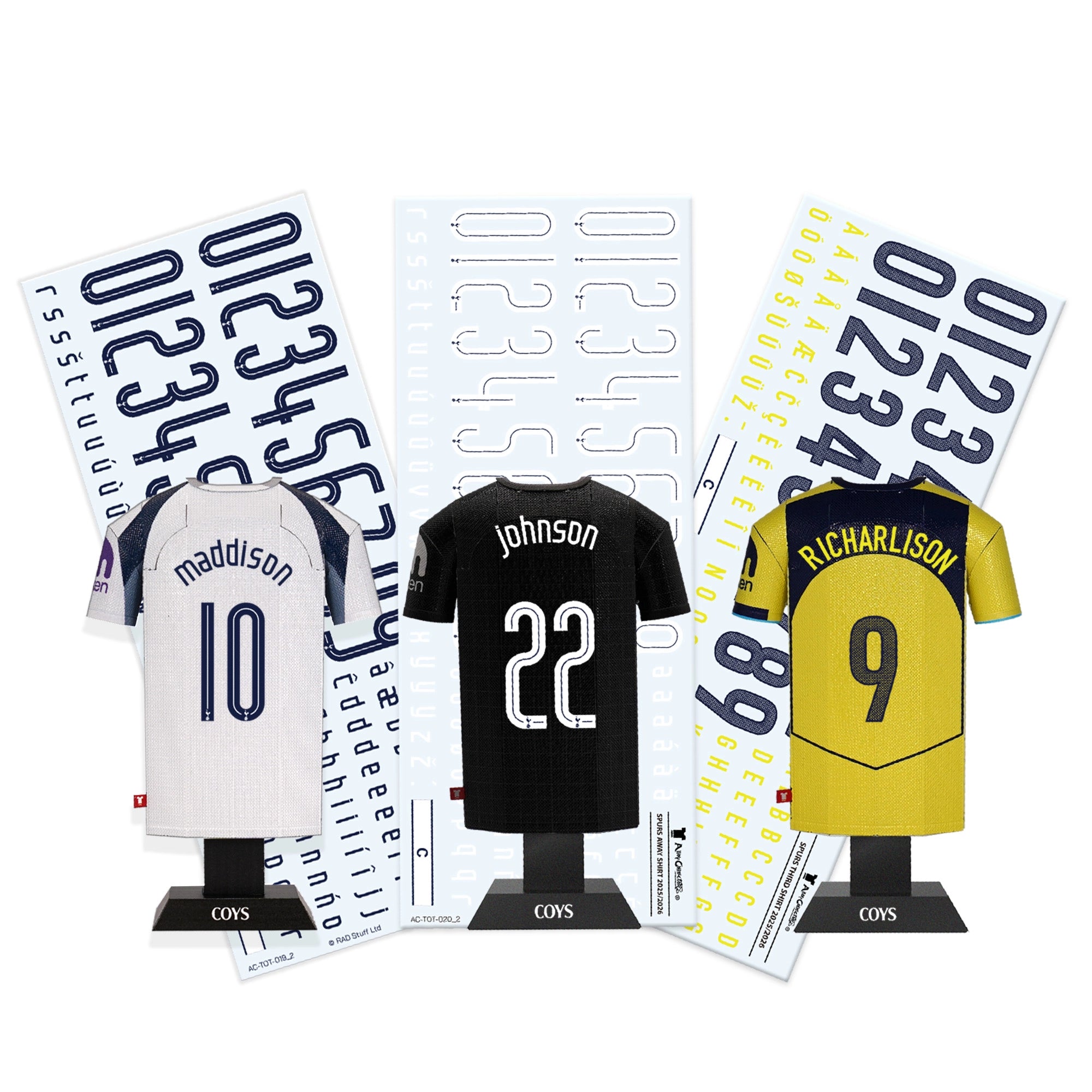 Tottenham Hotspur 25/26 Alloy Shirt Full Bundle