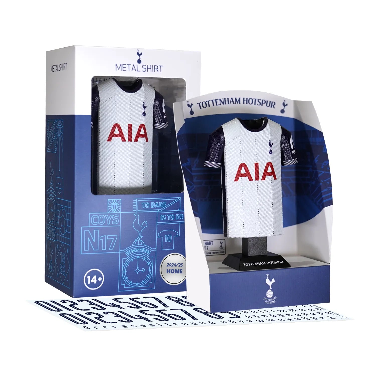 Tottenham Hotspur FC 24 25 Metal Home Shirt Alloy Collectors