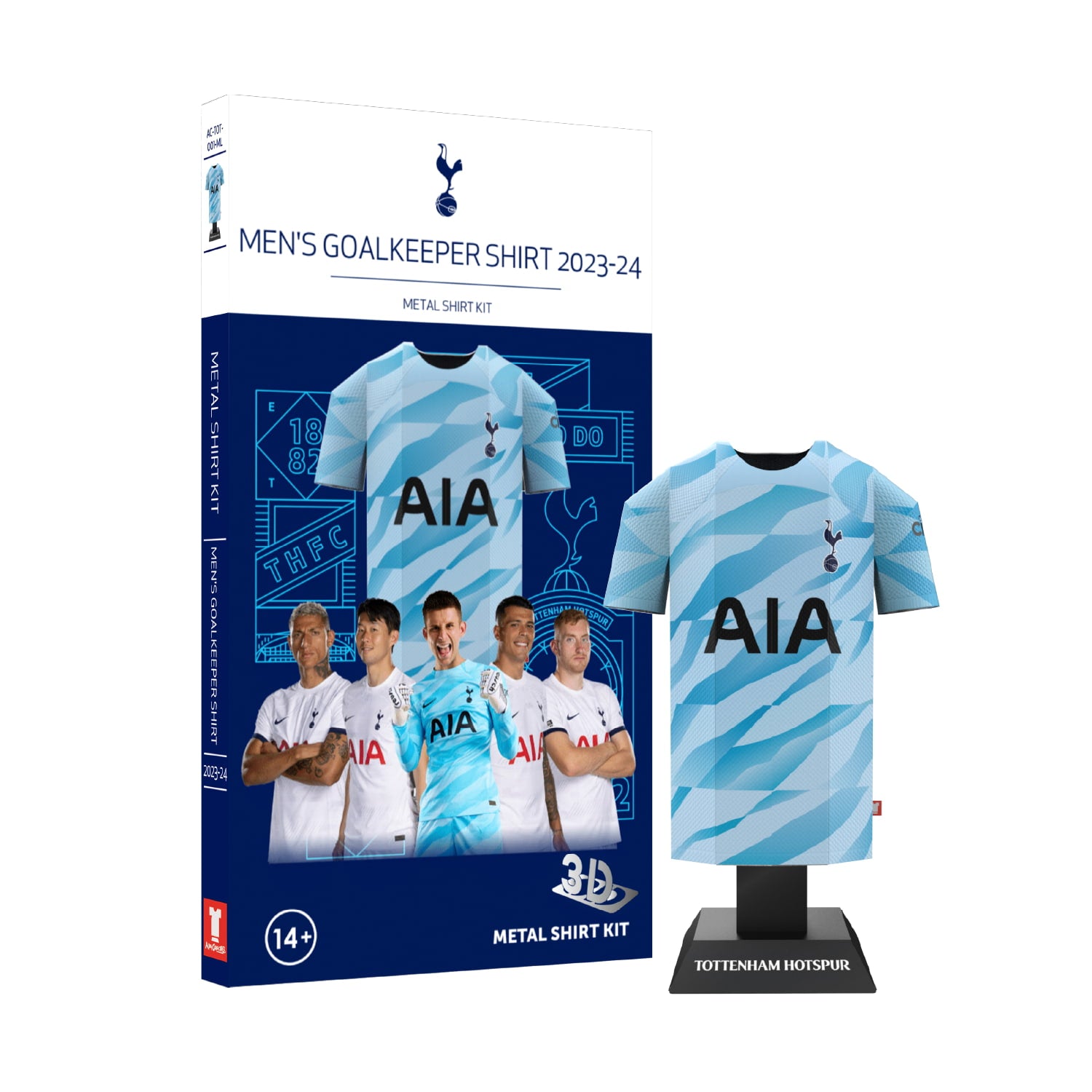 Tottenham goalkeeper kit with packaging