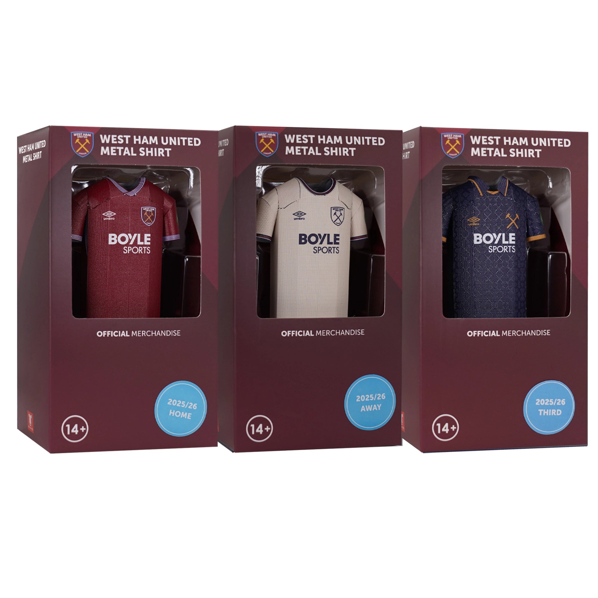 West Ham United 25/26 Alloy Shirt Full Bundle