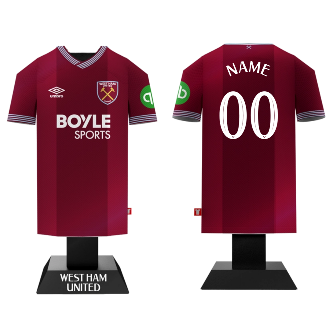 Own Name/No. Personalisation West Ham 25/26 - Home Shirt