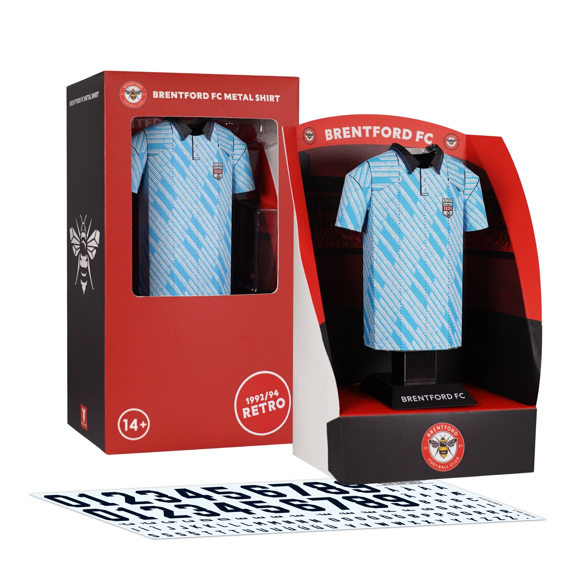 Brentford FC 1992-94 Retro Metal Away Shirt