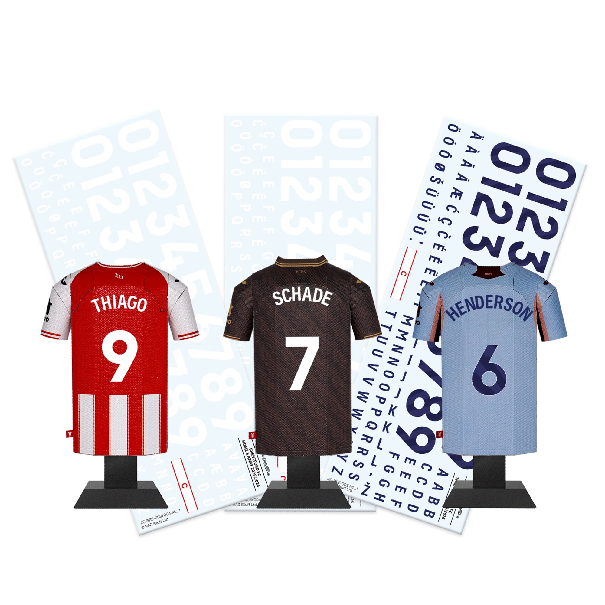 Brentford 25/26 Alloy Shirt Full Bundle