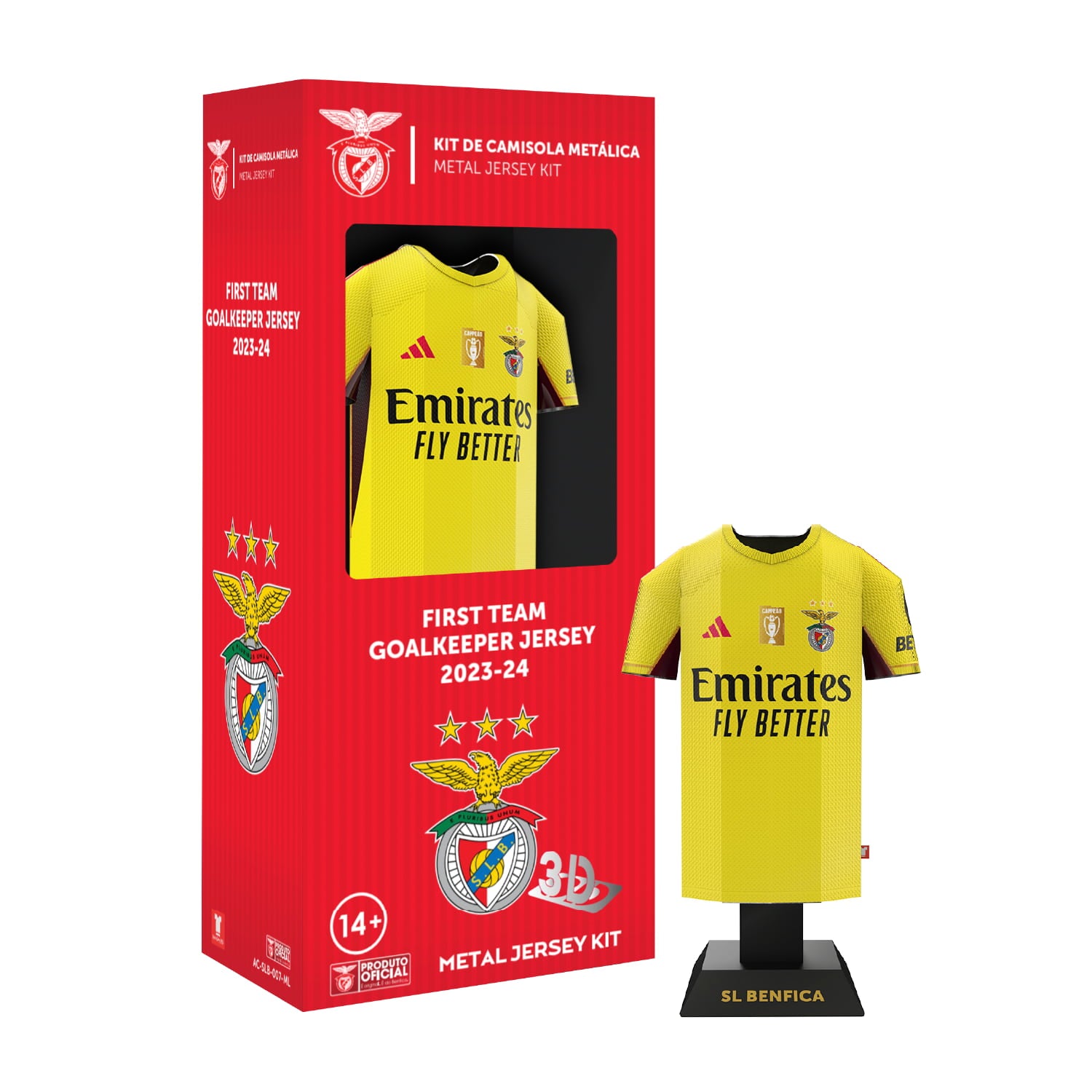 Benfica goalkeeper kit locker pack with packaging