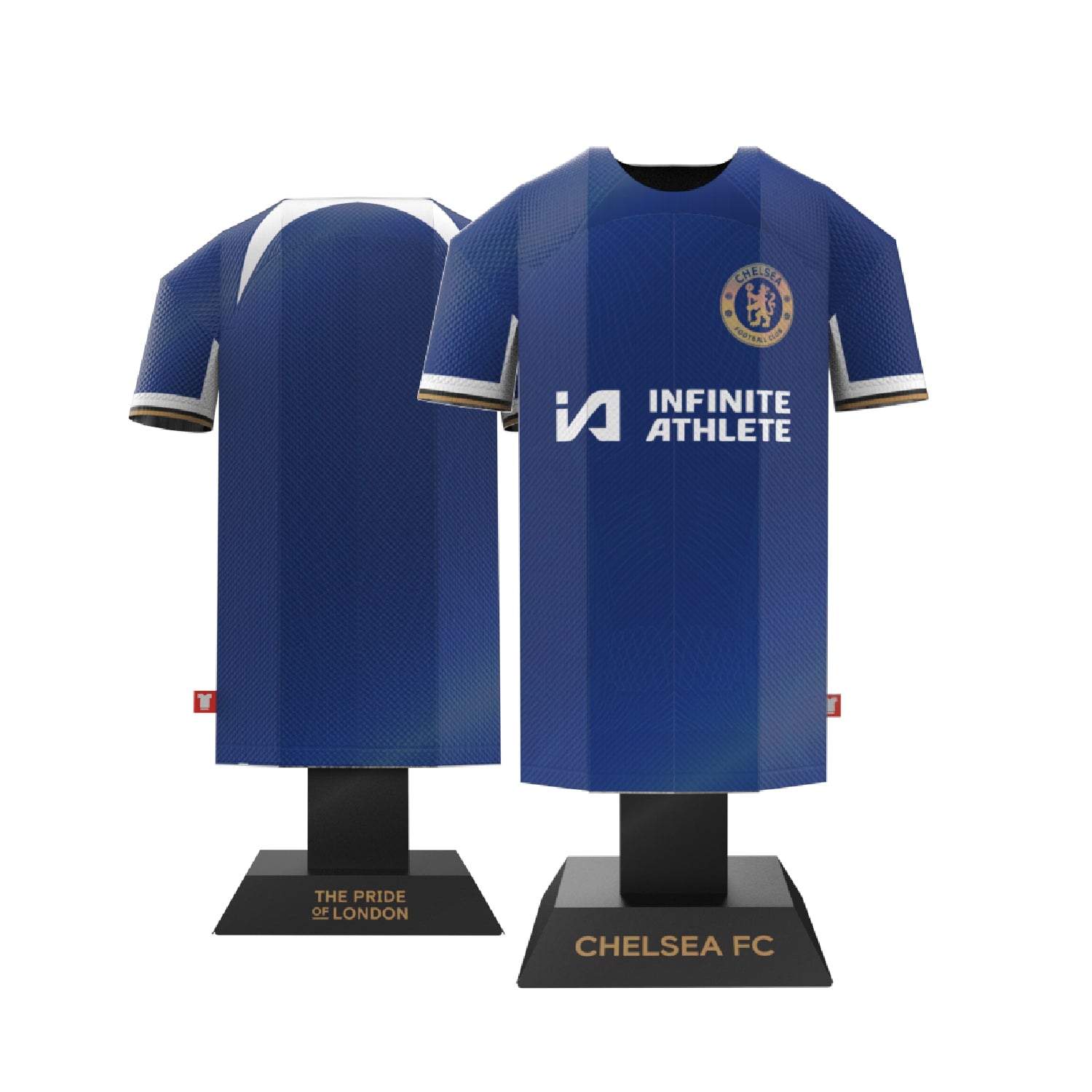 Chelsea home kit front and back