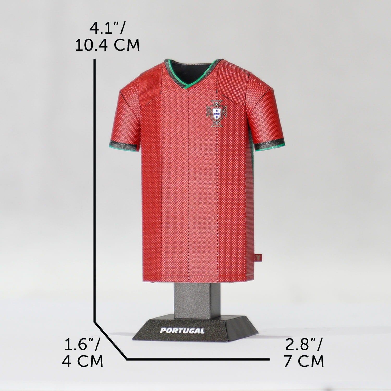 Portugal metal home shirt measurements