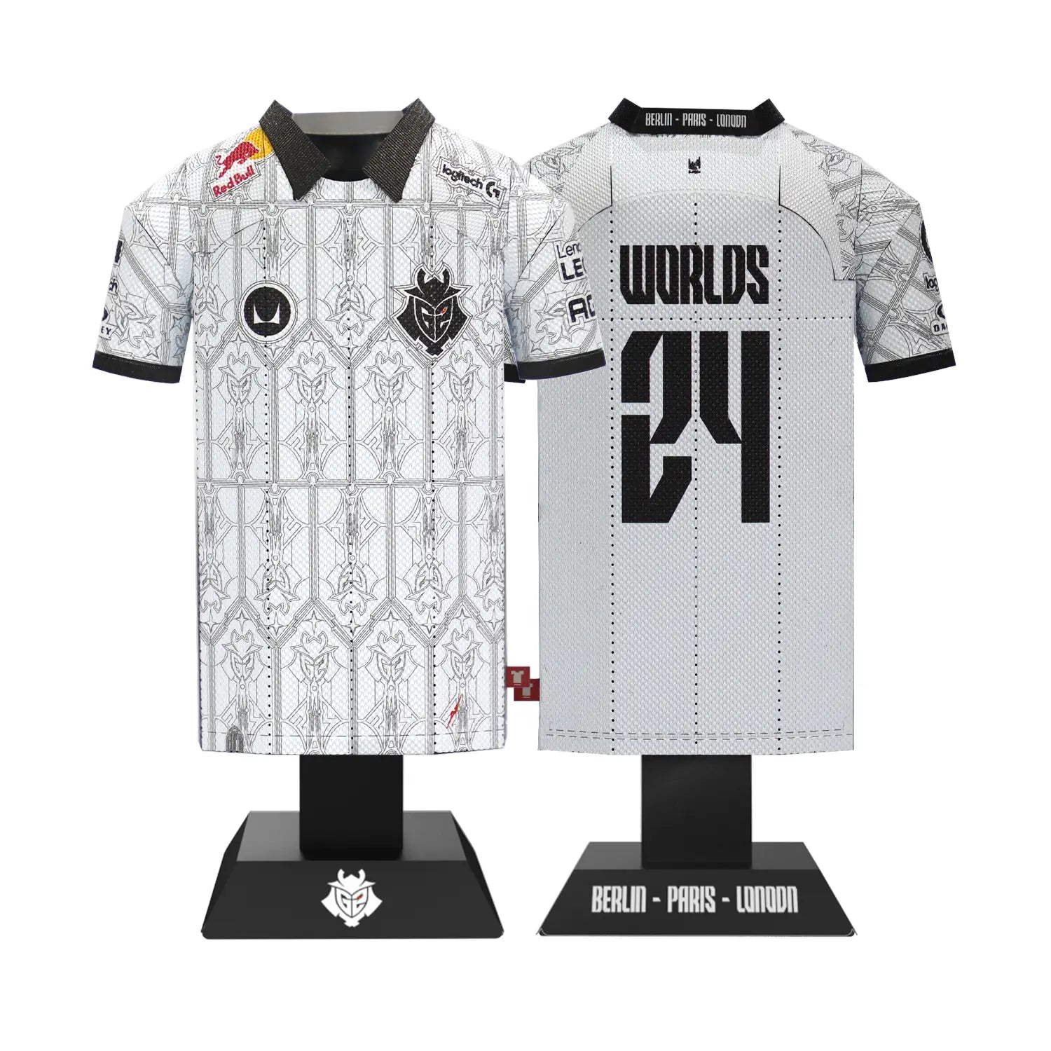 G2 Esports metal jersey - worlds 24 on 
the back