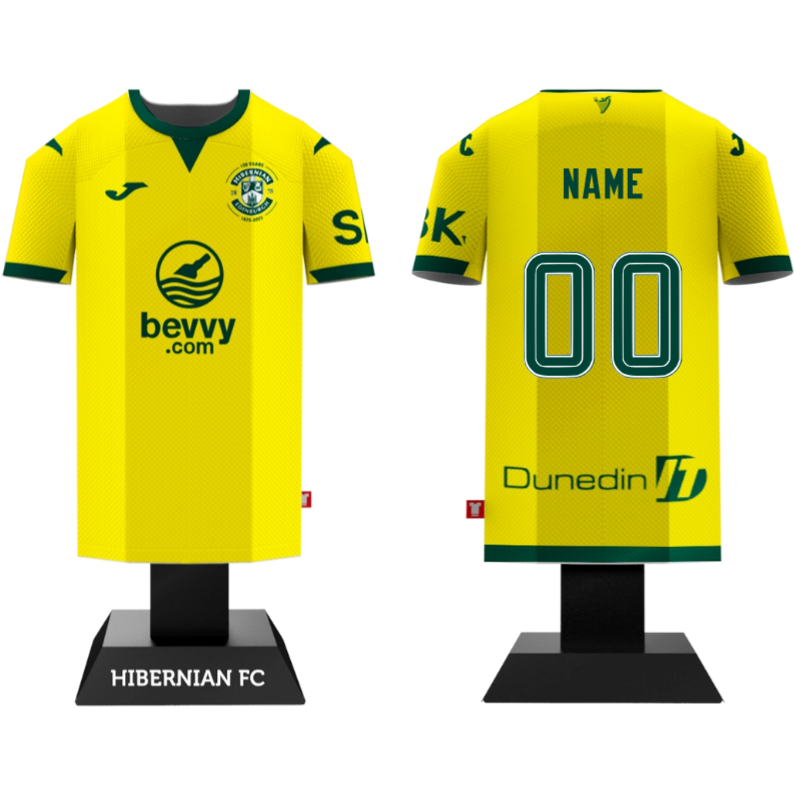 Own Name/No. Personalisation Hibernian 25/26 - Away Shirt