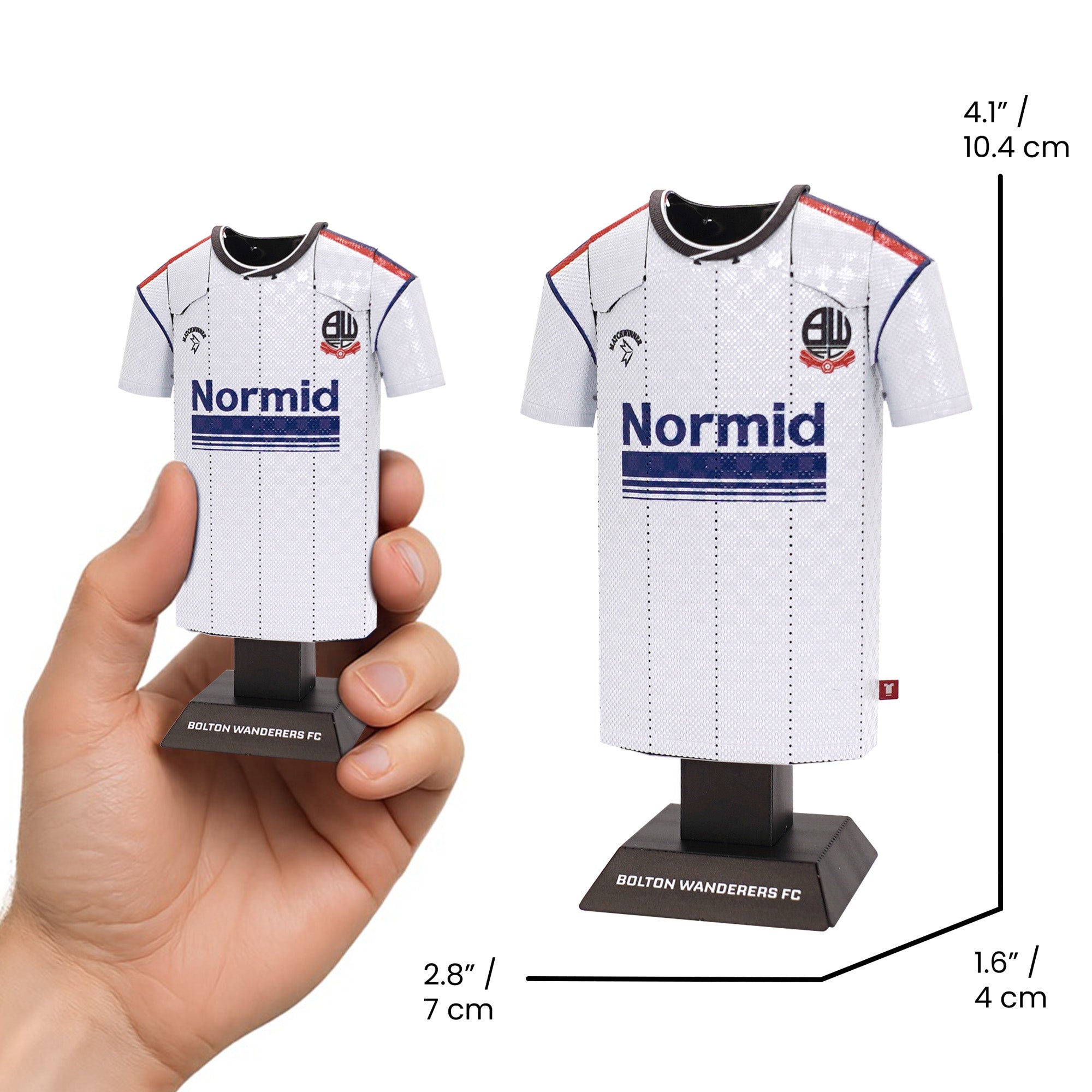 Bolton Wanderers 1988-90 Retro Metal Home Shirt