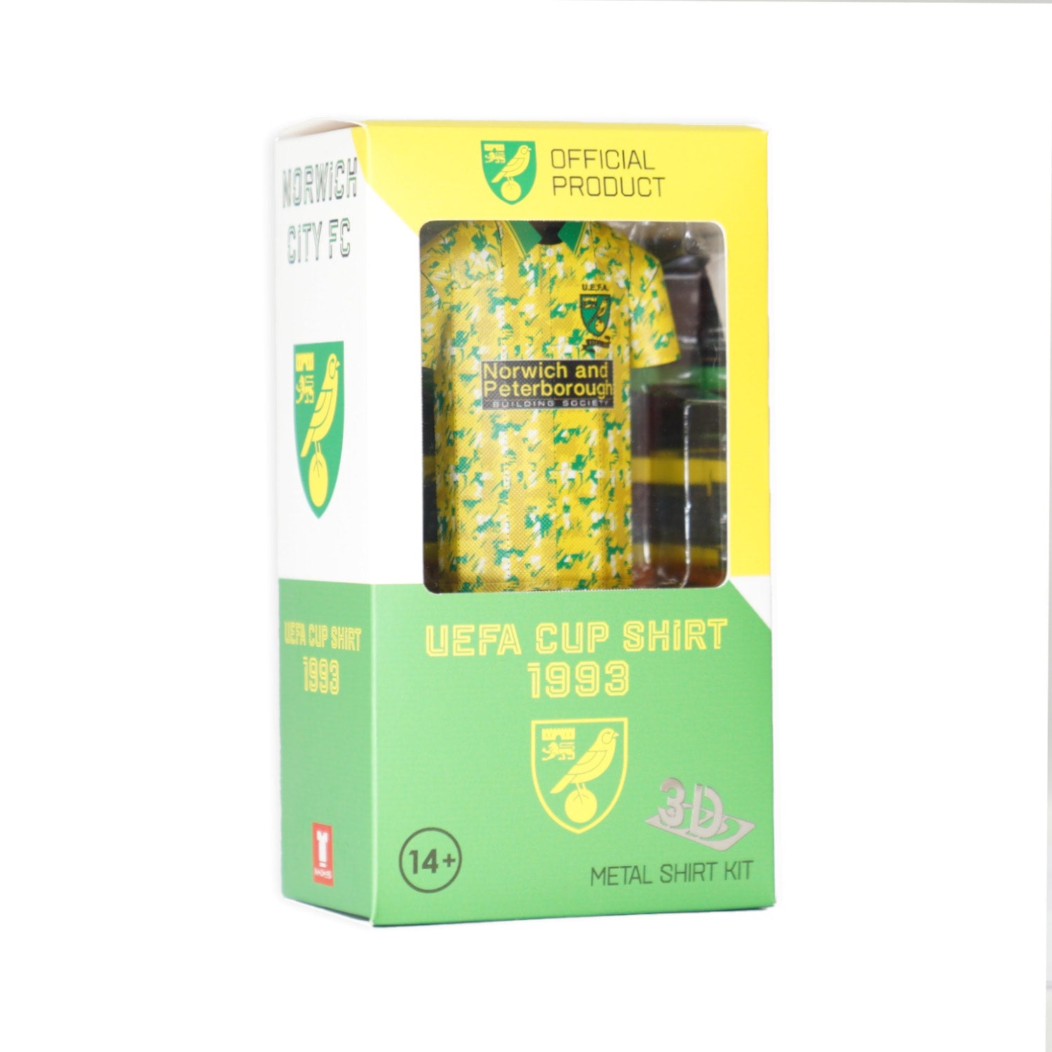 Norwich City 1993 UEFA Cup Shirt Collectible in packaging