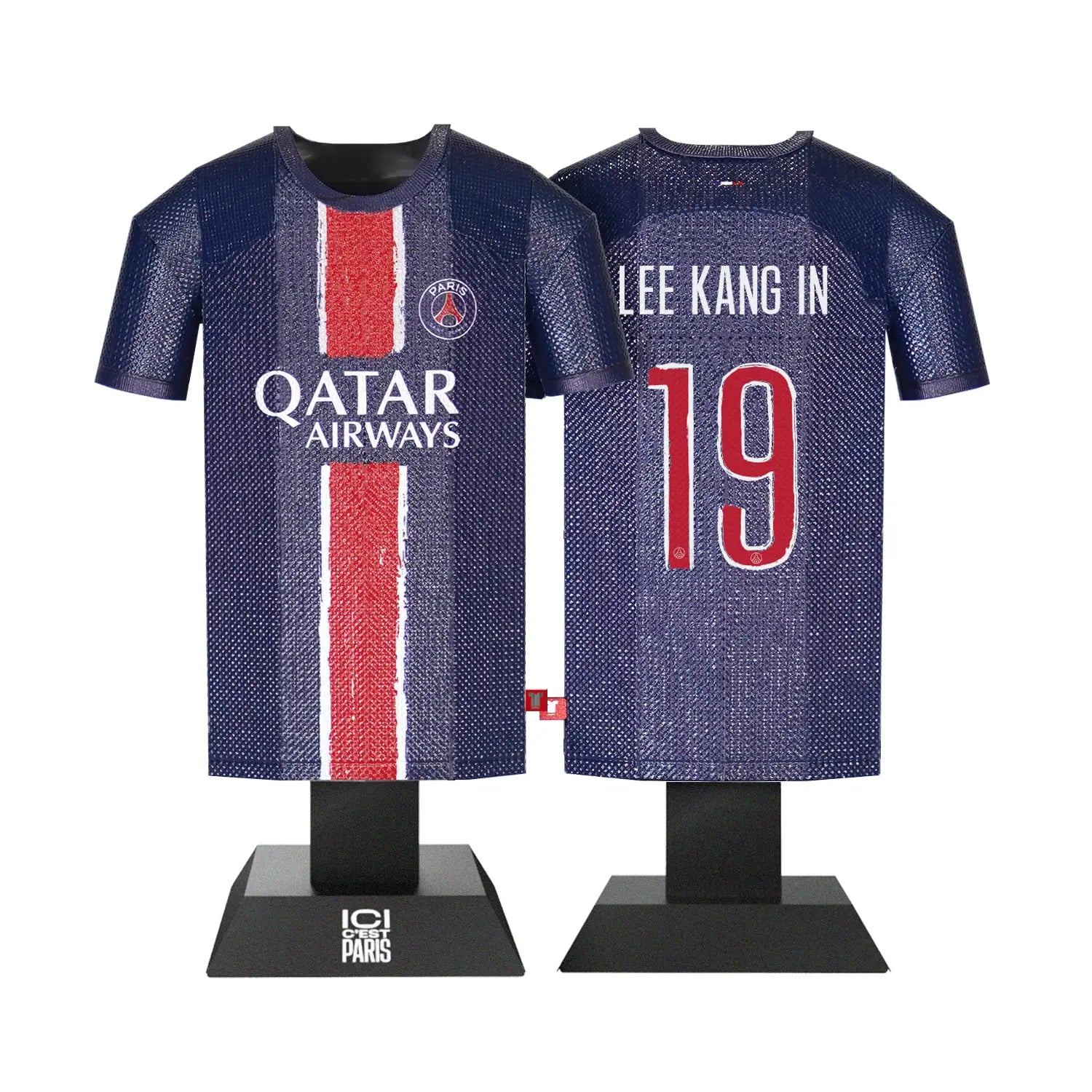 Paris Saint Germain FC 24 25 Metal Home Jersey Alloy Collectors
