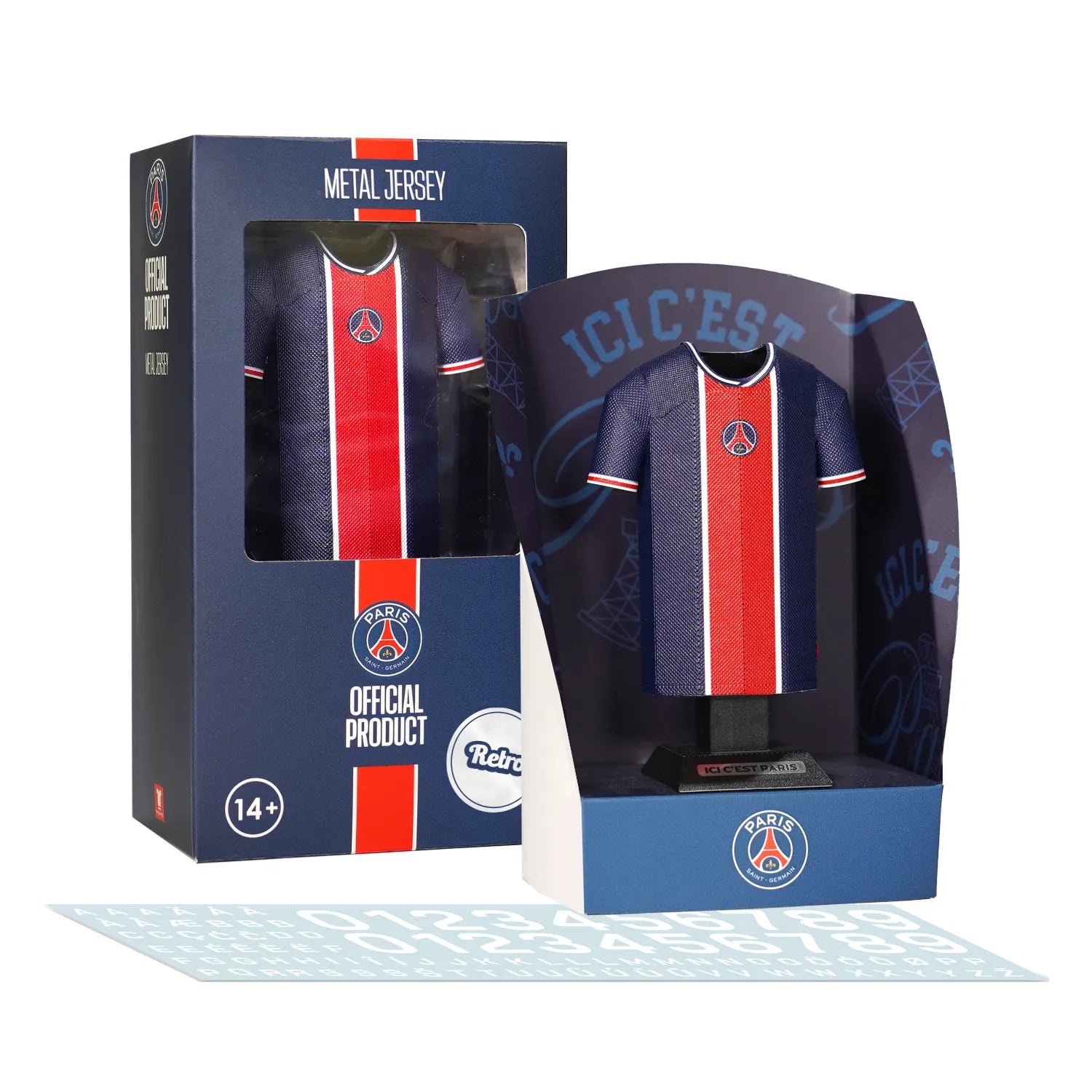 PARIS SAINT-GERMAIN- RETRO JERSEY - DISPLAY BOX