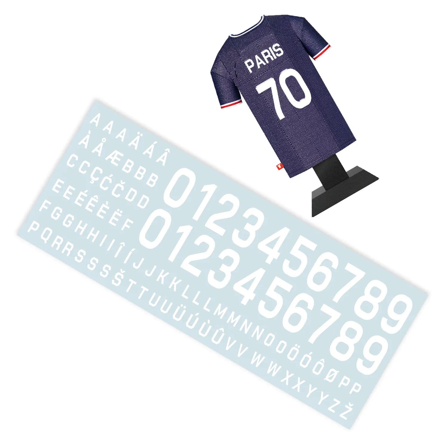 PARIS SAINT-GERMAIN- RETRO JERSEY - DISPLAY BOX