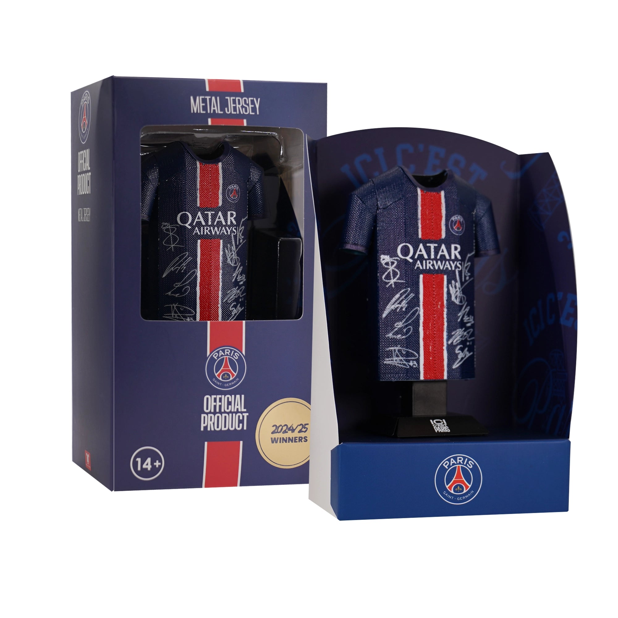 Paris Saint-Germain 2024/25 Winner Alloy Shirt – Home Kit (Squad Signature Edition)