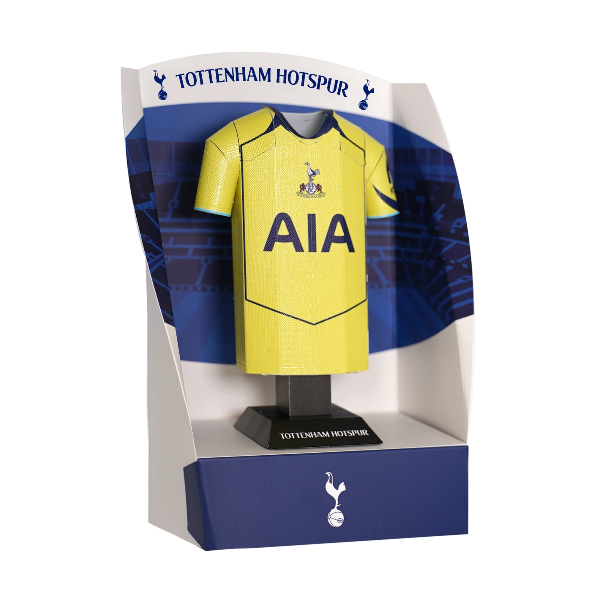 Tottenham Hotspur football shirt in packaging with AIA logo