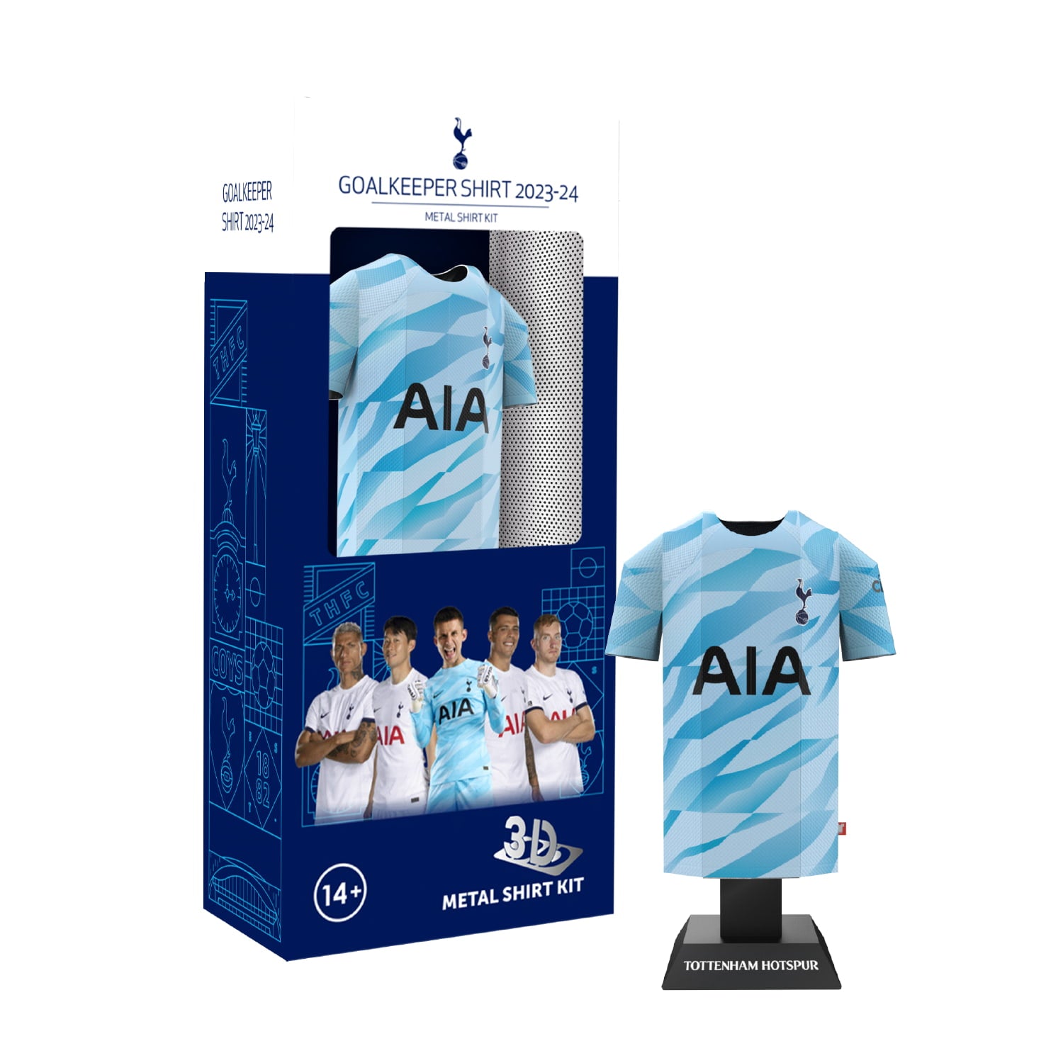 Tottenham goalkeeper shirt in locker packaging
