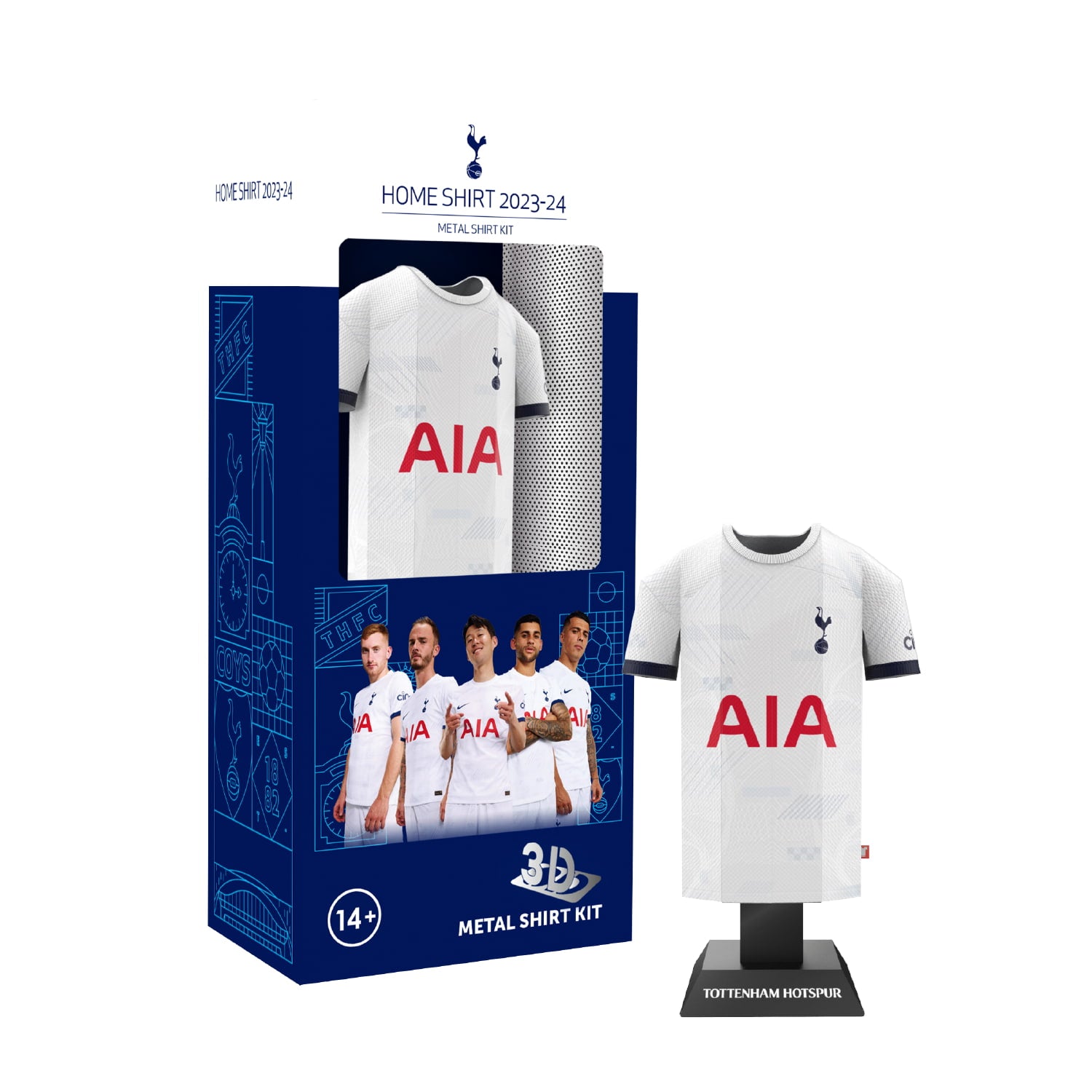 Tottenham home kit in locker packaging